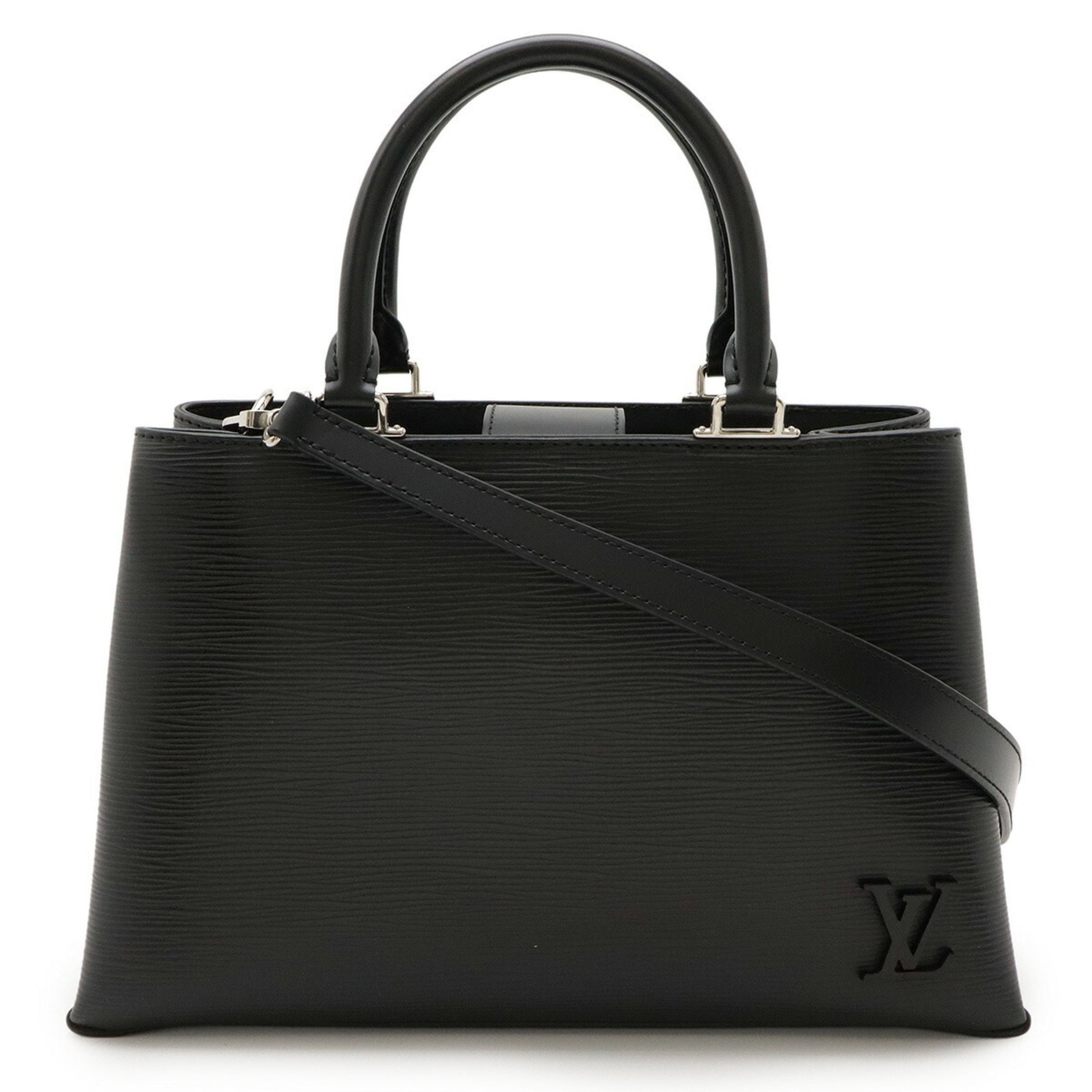 Louis Vuitton Epi Kleber PM Handbag/Shoulder Bag, Black
