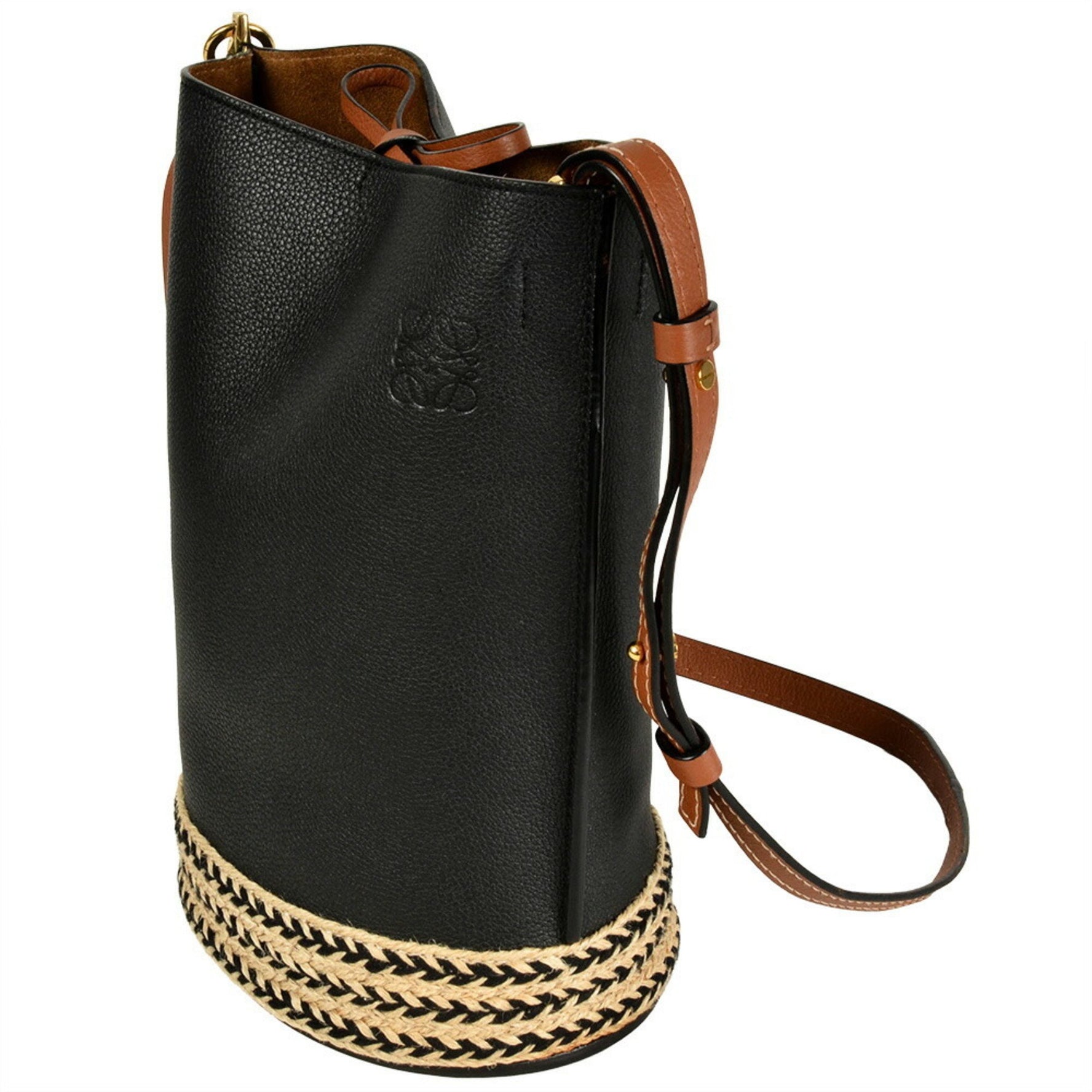 LOEWE Gate Bucket Shoulder Bag Leather