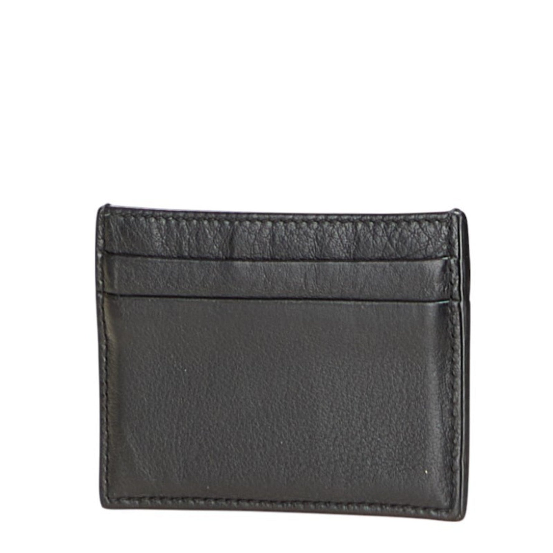 Balenciaga Everyday Card Case Black Leather Women's BALENCIAGA