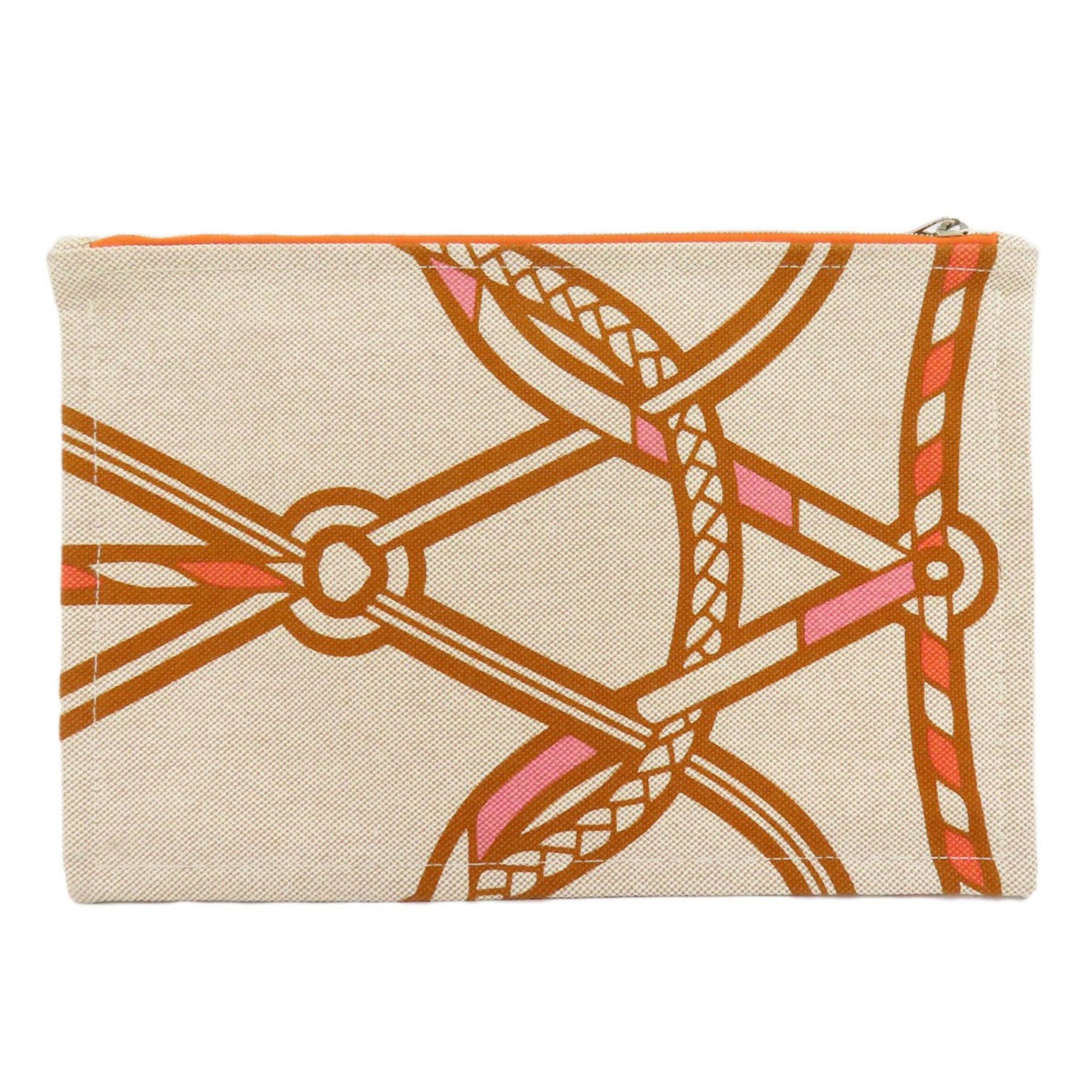 Hermes canvas pouch
