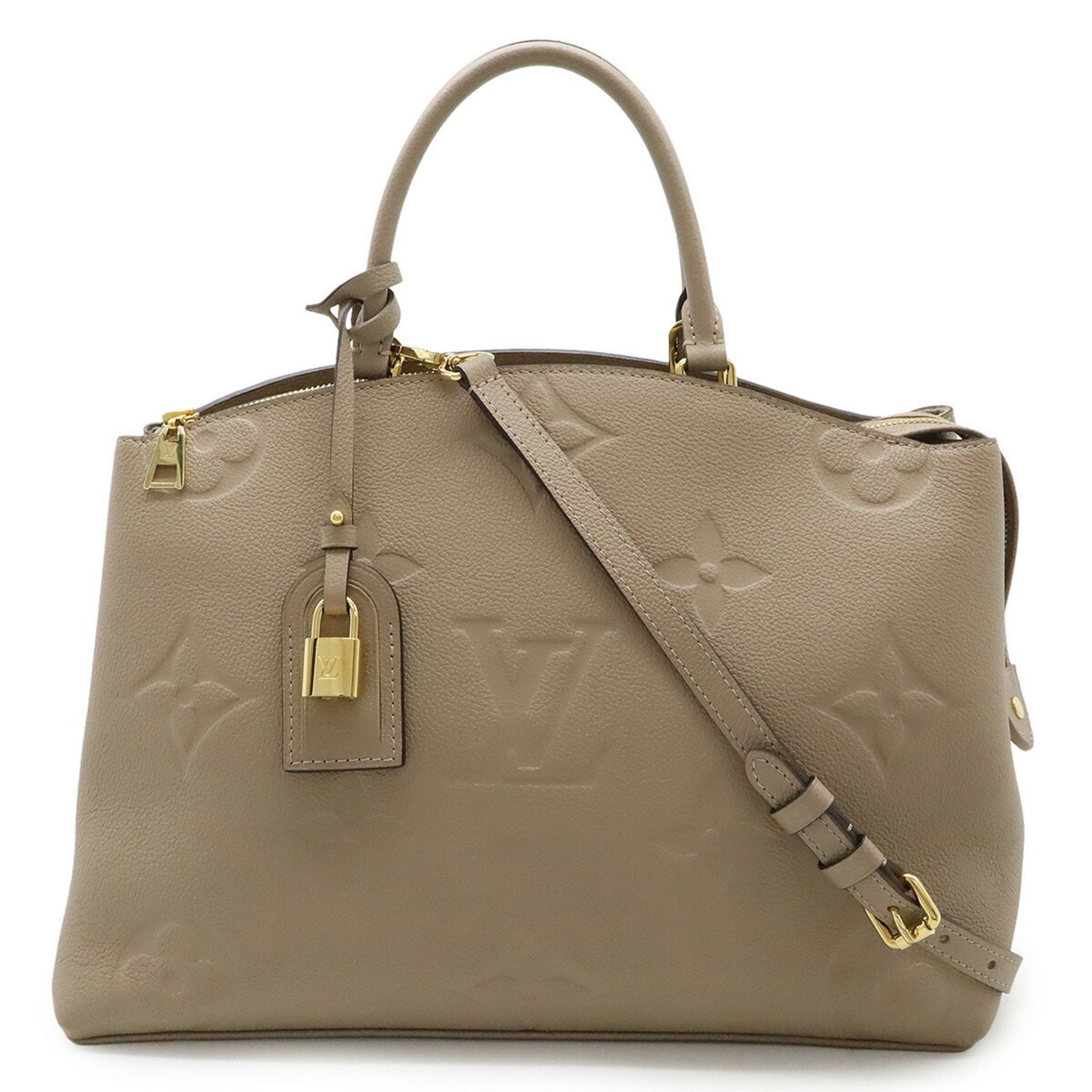 LOUIS VUITTON Monogram Empreinte Grand Palais MM Handbag/Shoulder Bag