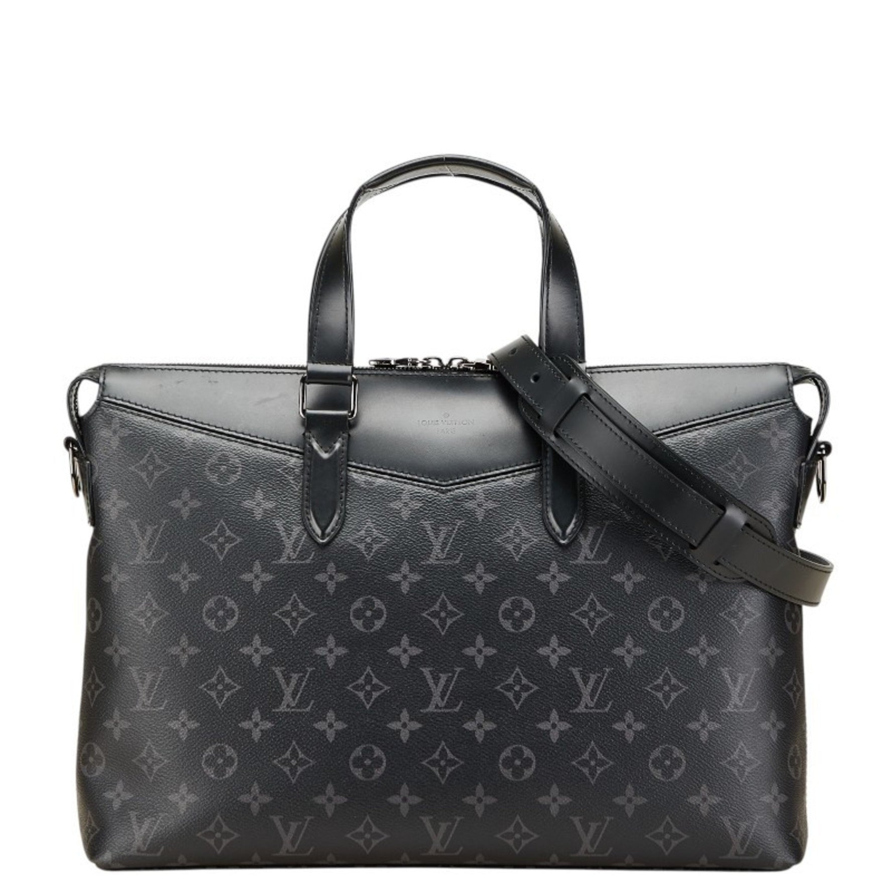 Louis Vuitton Monogram Eclipse Explorer Business Bag, Tote Shoulder Leather, LOUIS VUITTON