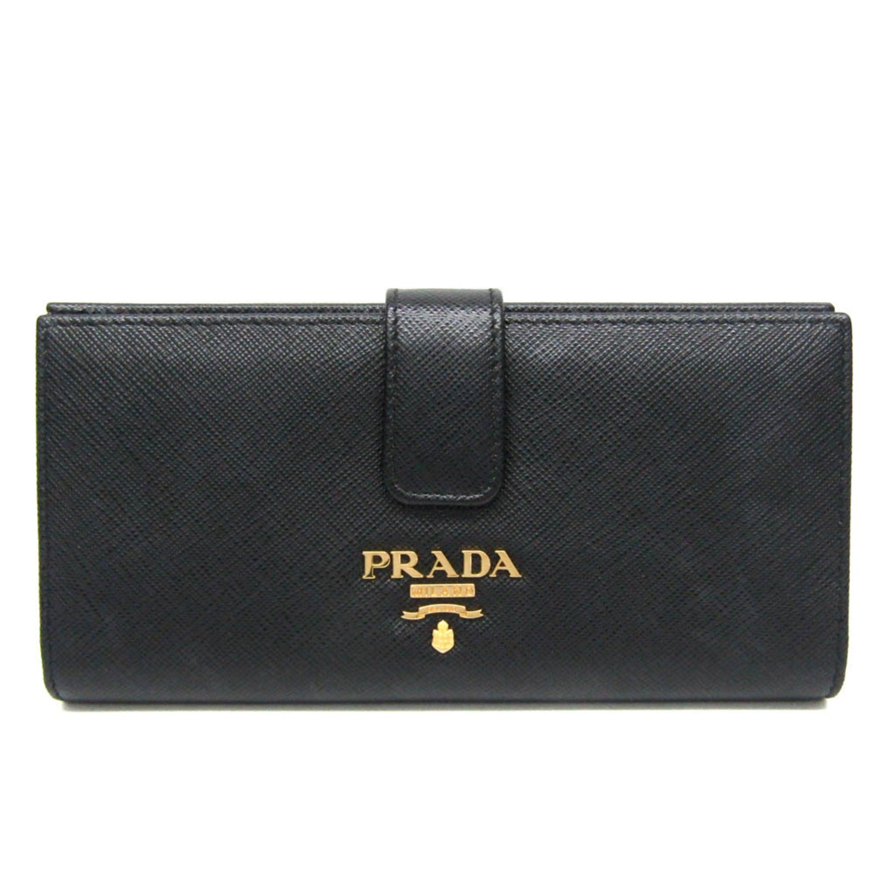 Prada Saffiano Leather Long Wallet (bi-fold)