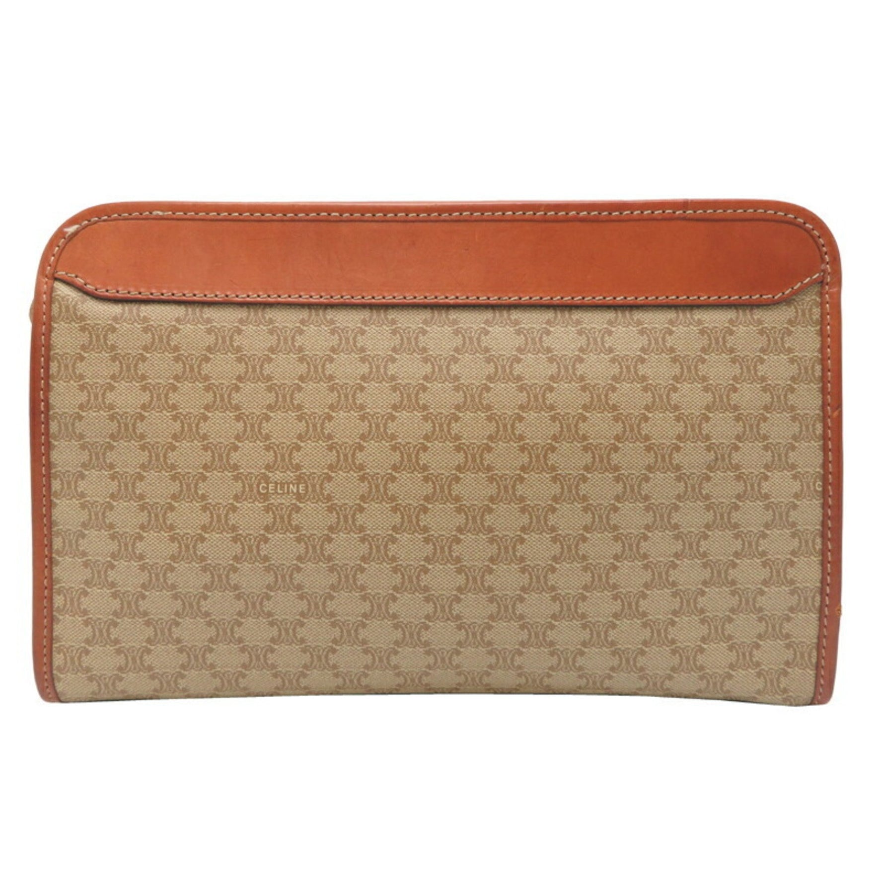 Celine Clutch Bag in Beige PVC