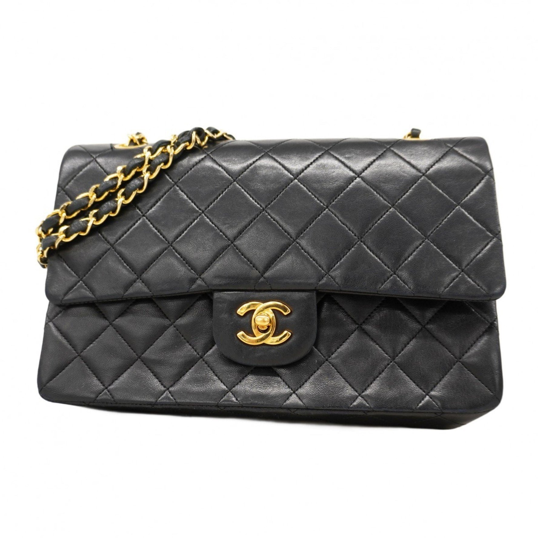 Chanel Matelasse Shoulder Bag with Double Flap and Chain, Lambskin