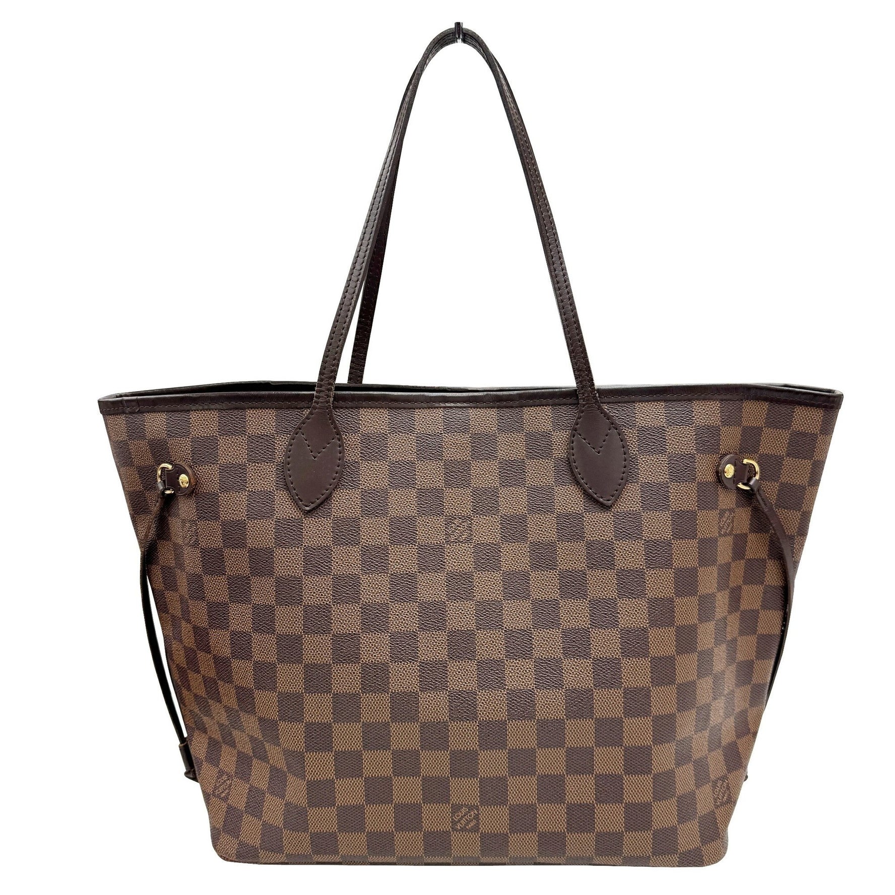 LOUIS VUITTON Neverfull MM Monogram Tote Bag Damier Ebene LV