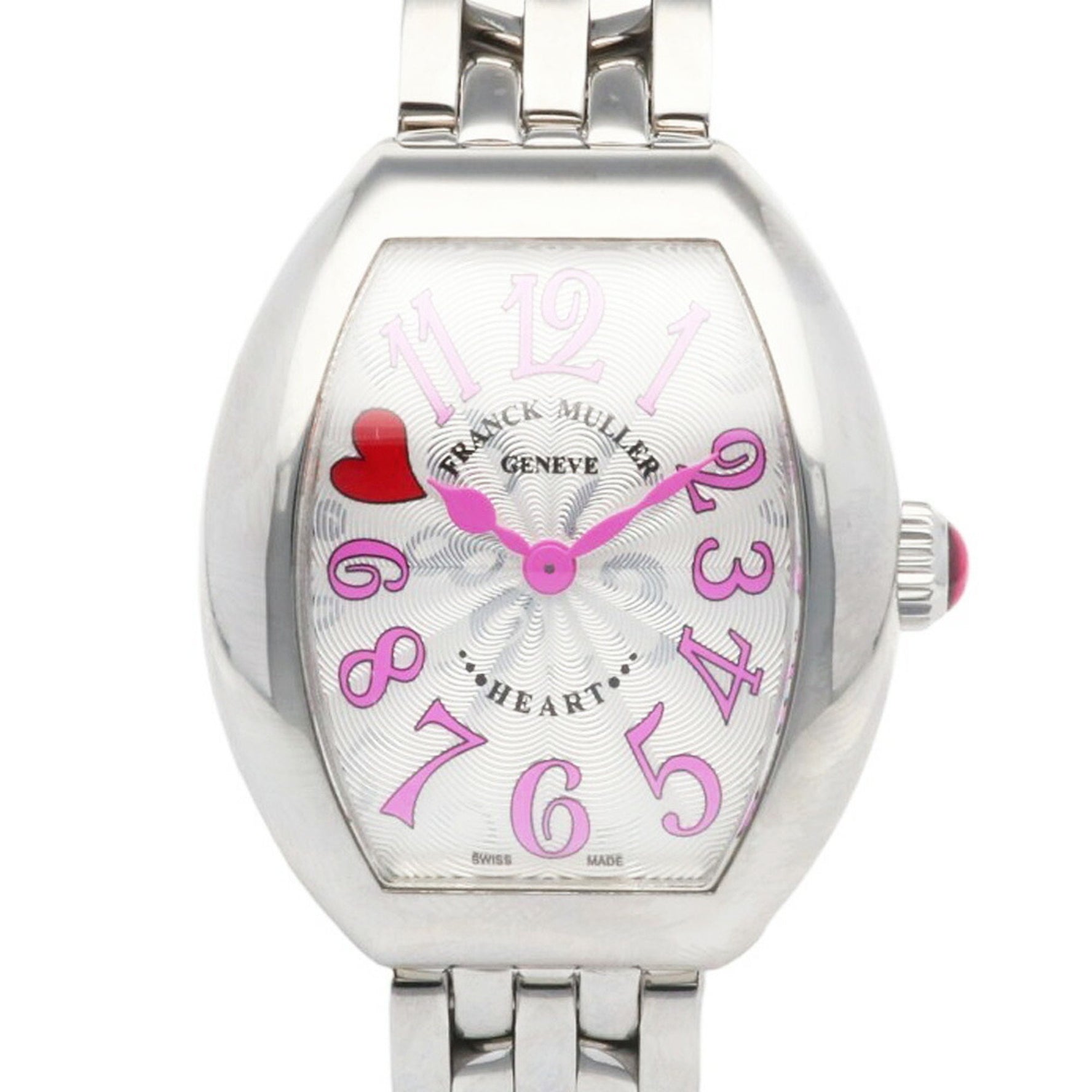Franck Muller Heart to Watch Stainless Steel 5002SC10HJRED AC Quartz Ladies FRANCK MULLER Overhauled