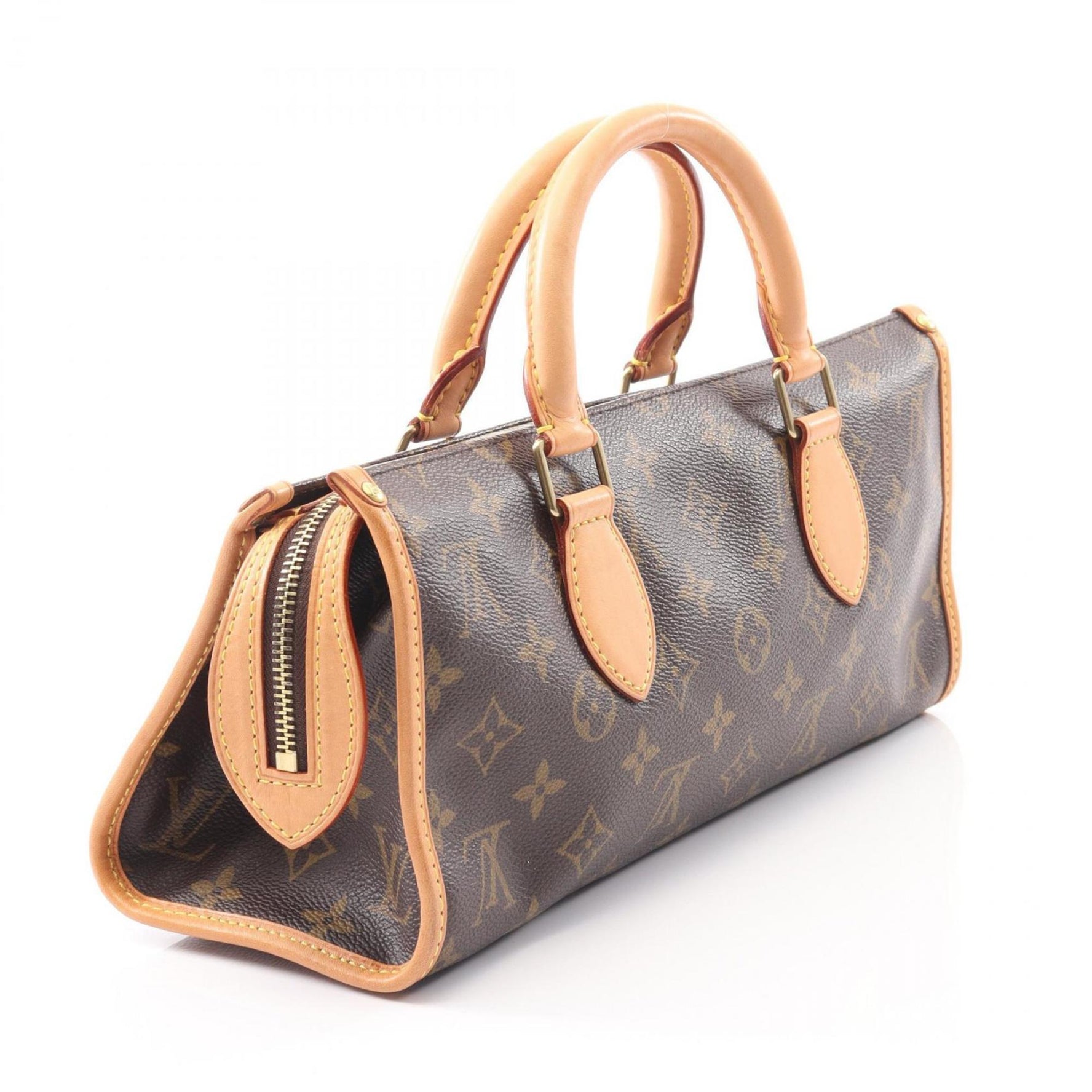Louis Vuitton Popincourt Handbag, Coated Canvas and Leather, Monogram, Brown
