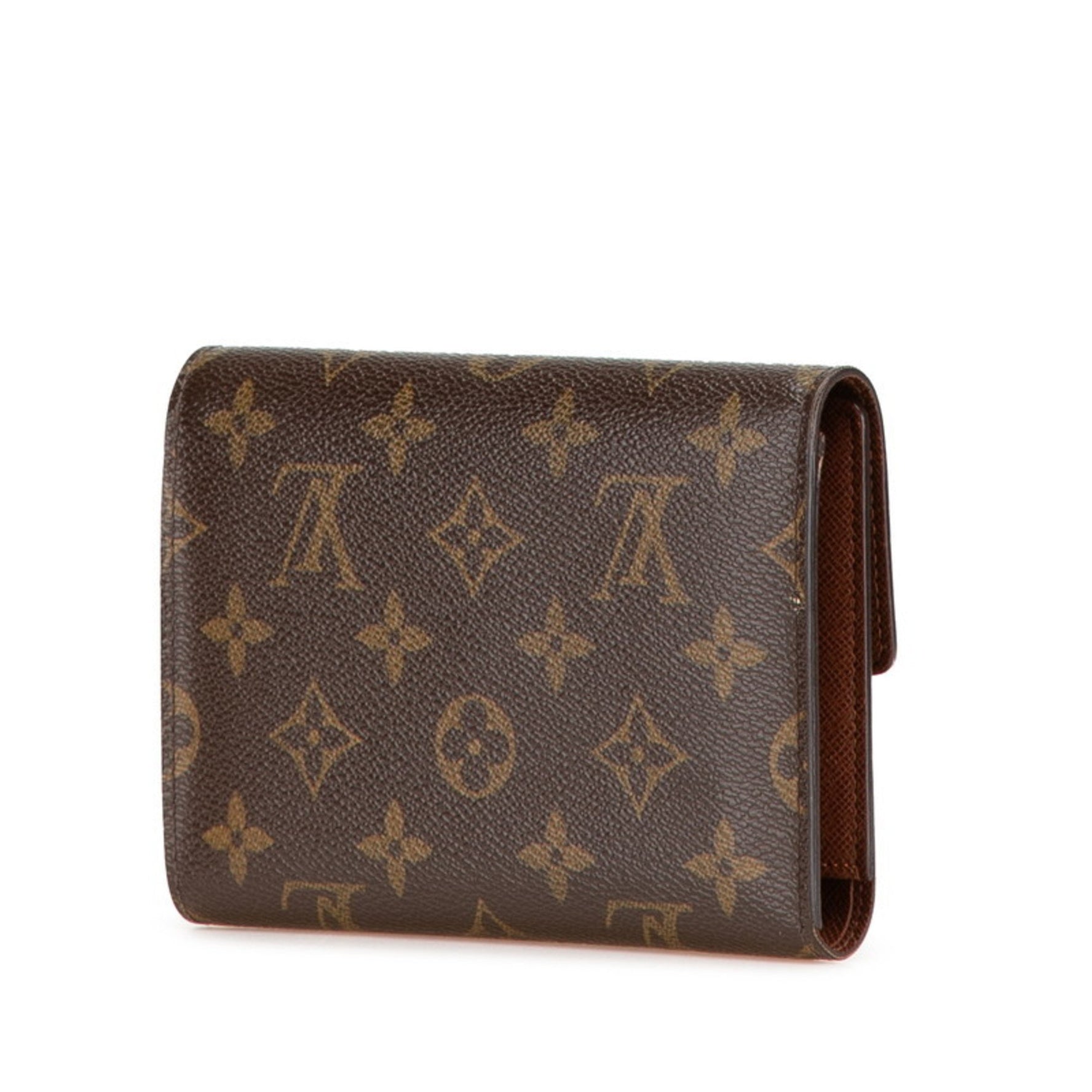 Louis Vuitton Monogram Porte Tresor Etui Papier Long Wallet Leather