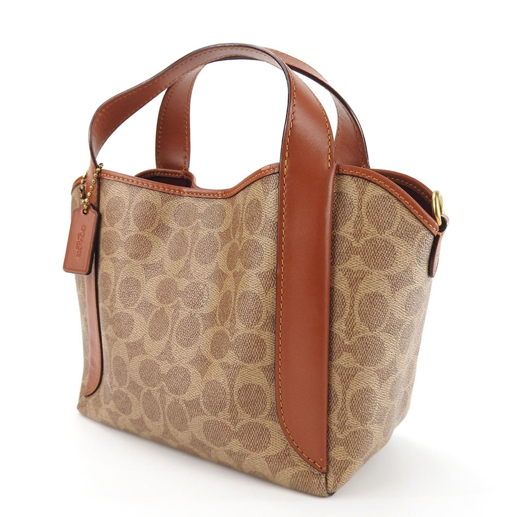 Coach handbag leather signature ladies