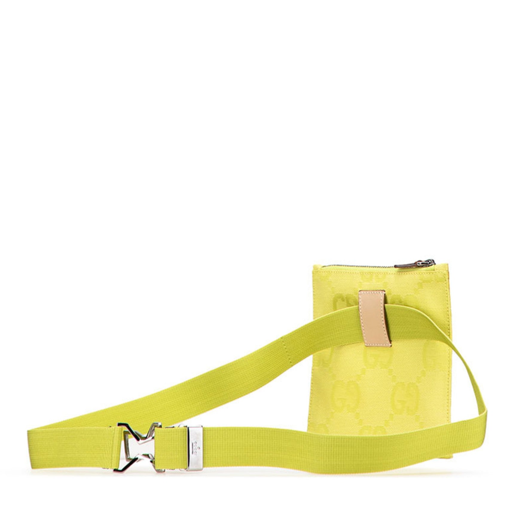 Gucci GG Jacquard Waist Pouch Body Bag 037 1312 Canvas and Leather