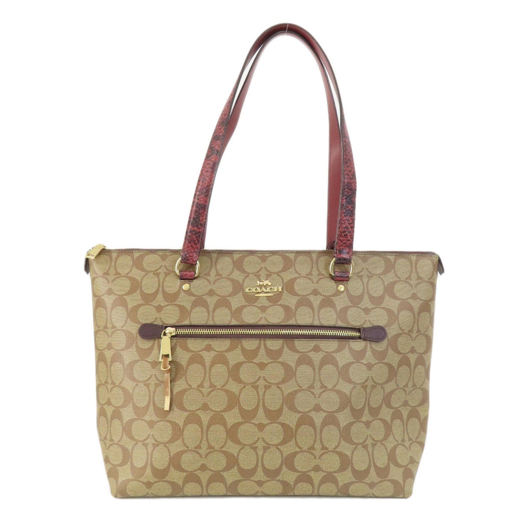 Coach Signature Tote Bag PVC
