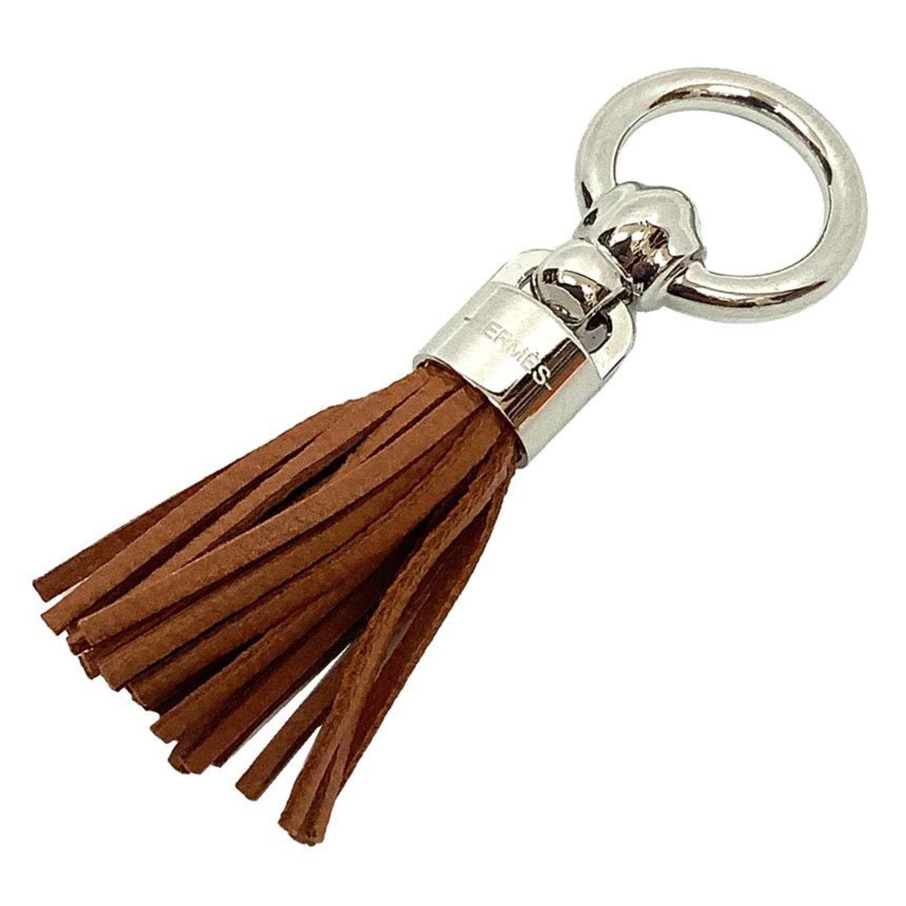 Hermes Twilly Scarf Muffler Ring Charm Cell Pompom Unused