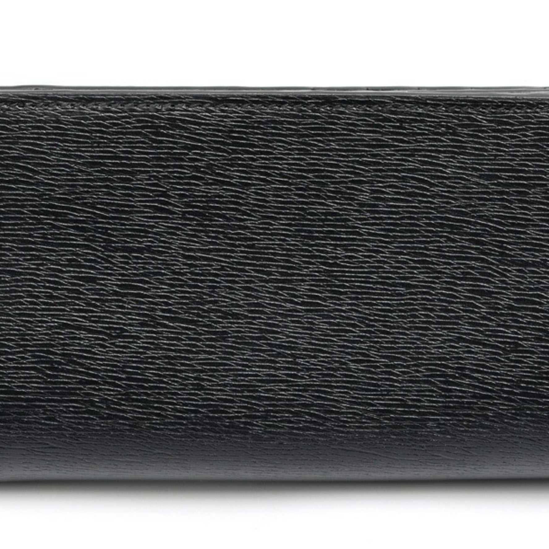 GUCCI Script Card Case Wallet Bi-fold Leather