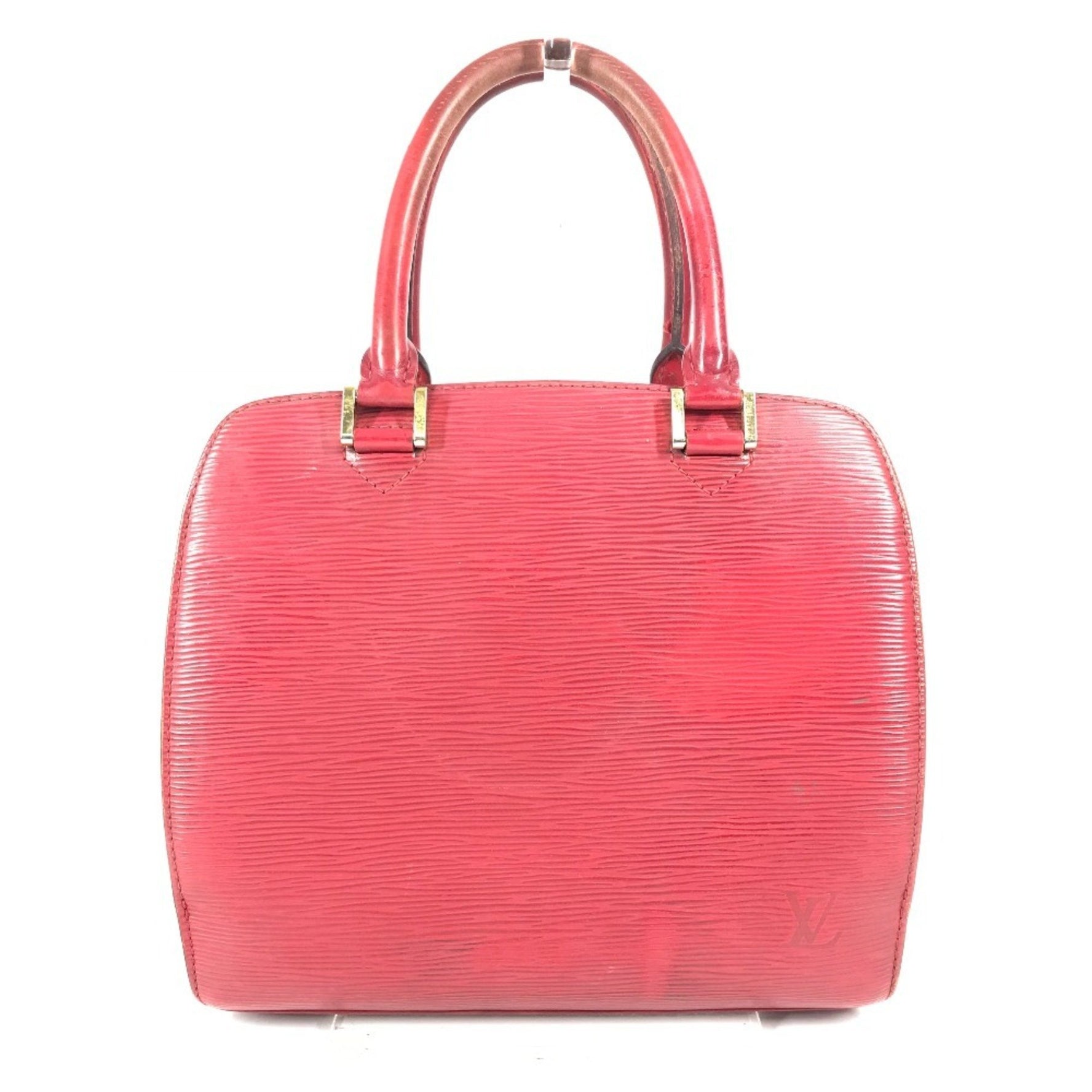 Louis Vuitton Epi Pont Neuf Bag, Handbag, Leather, Castilian Red, Red