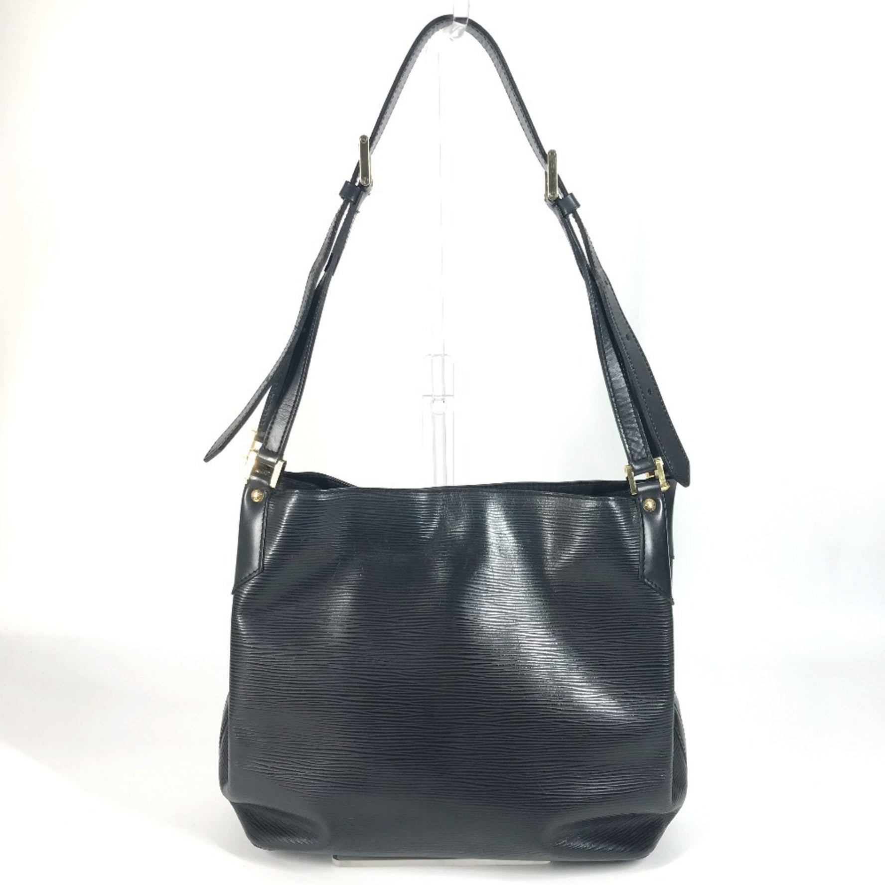 Louis Vuitton Epi Mandala MM Shoulder Bag Crossbody Leather Noir Black