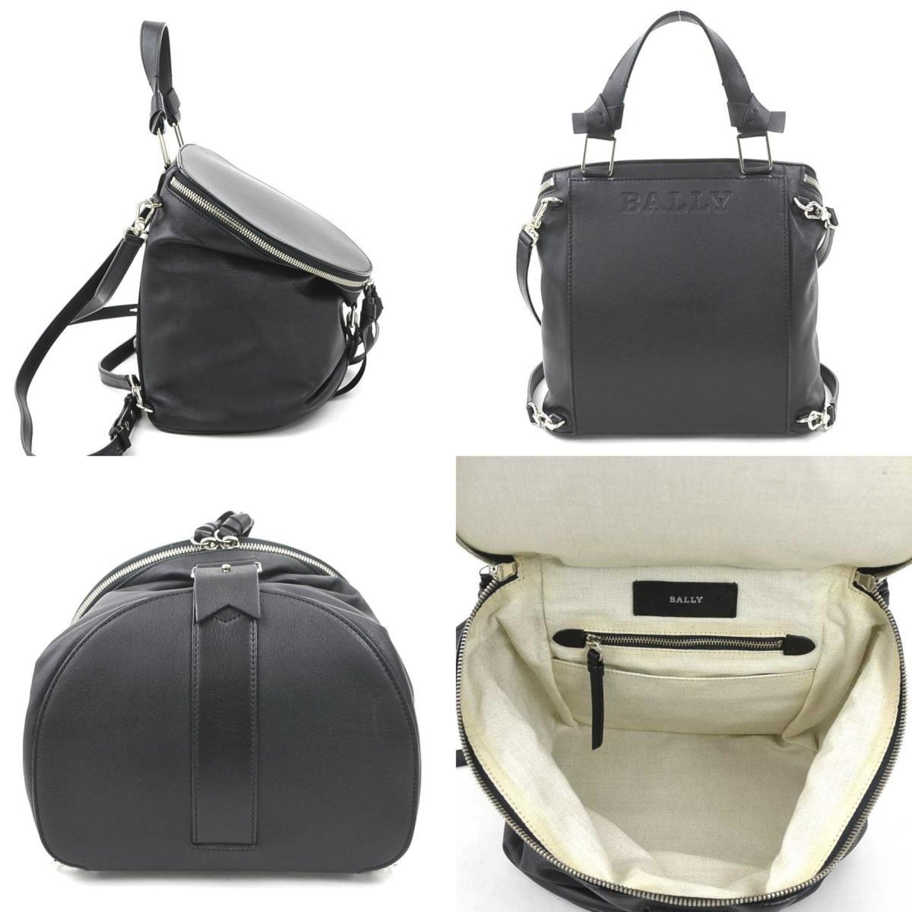 BALLY Backpack Shoulder Bag HARRYET SM Leather