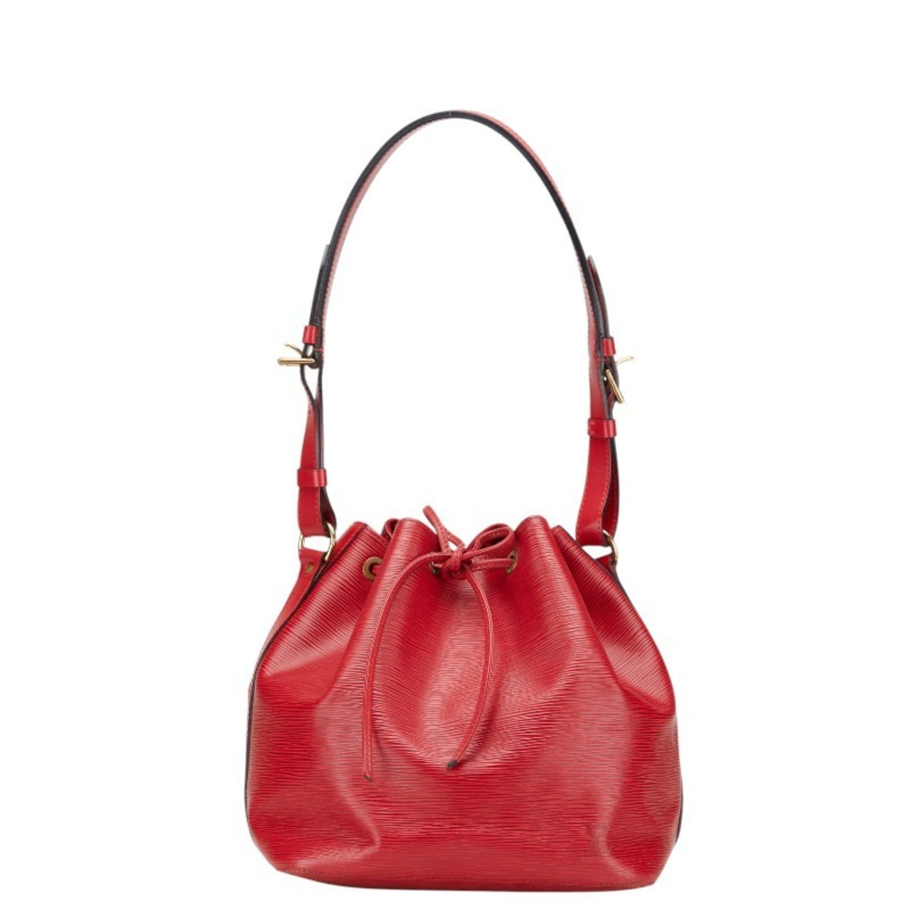 Louis Vuitton Epi Petit Noe Shoulder Bag Castilian Red Leather