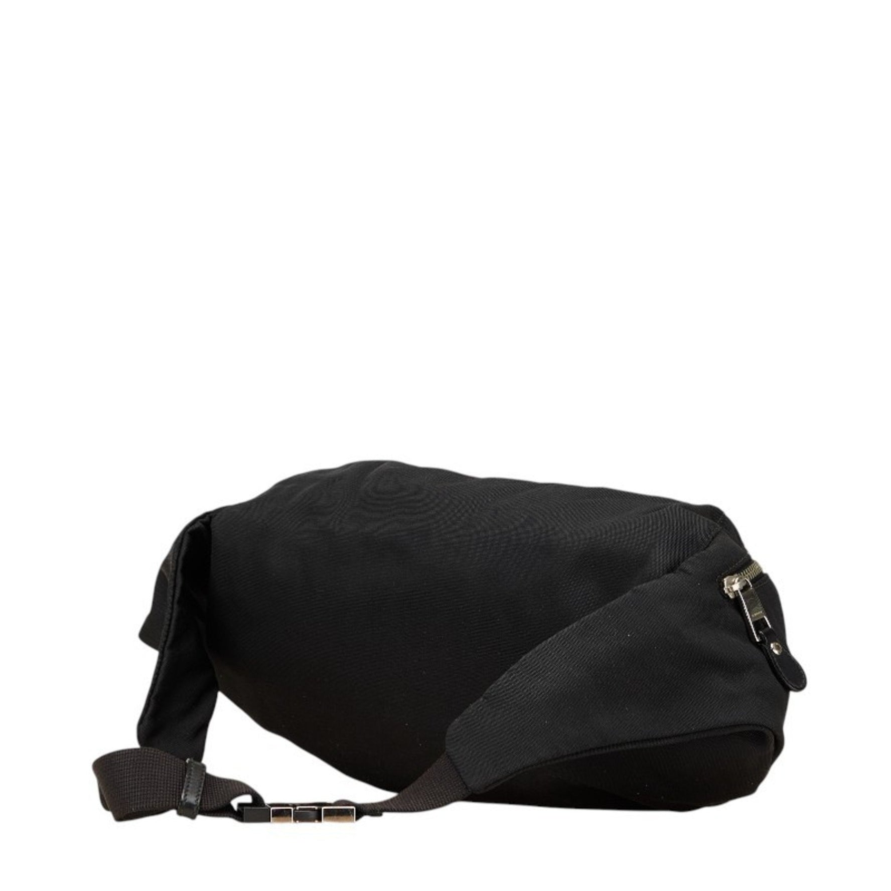Gucci Abbey Sherry Line Body Bag/Waist Bag in Black and Multicolor Canvas