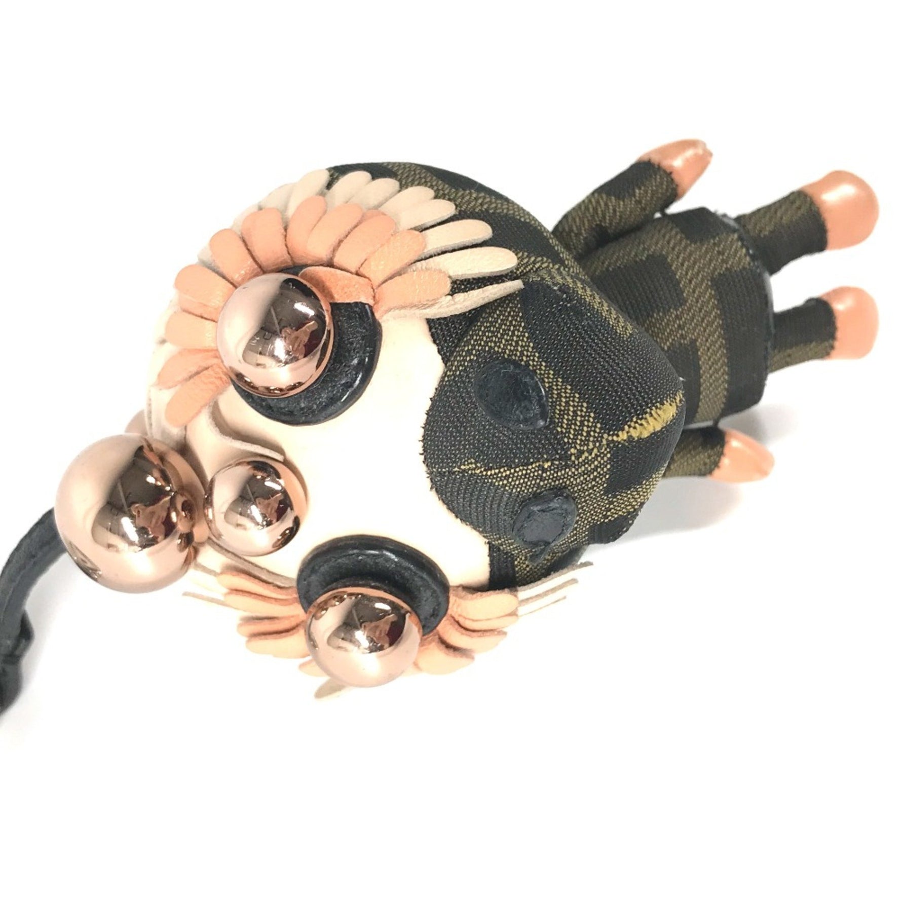 Fendi Zucca Bag Charm Key Holder