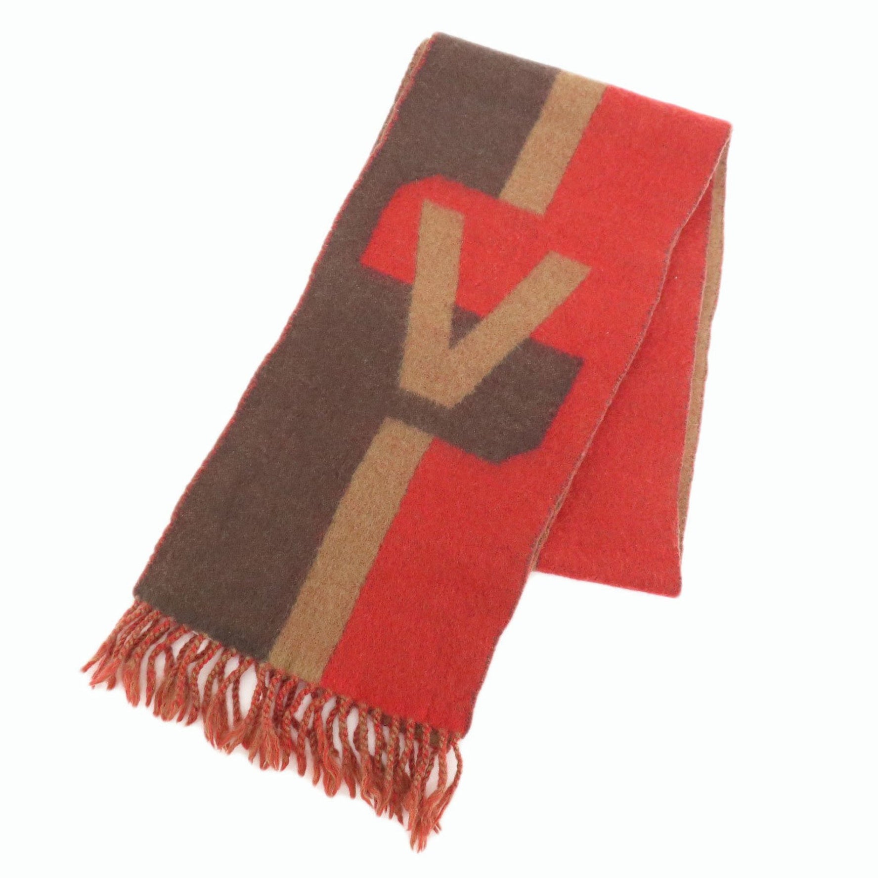 Louis Vuitton Echarpe V Histric Scarf Wool/Cashmere