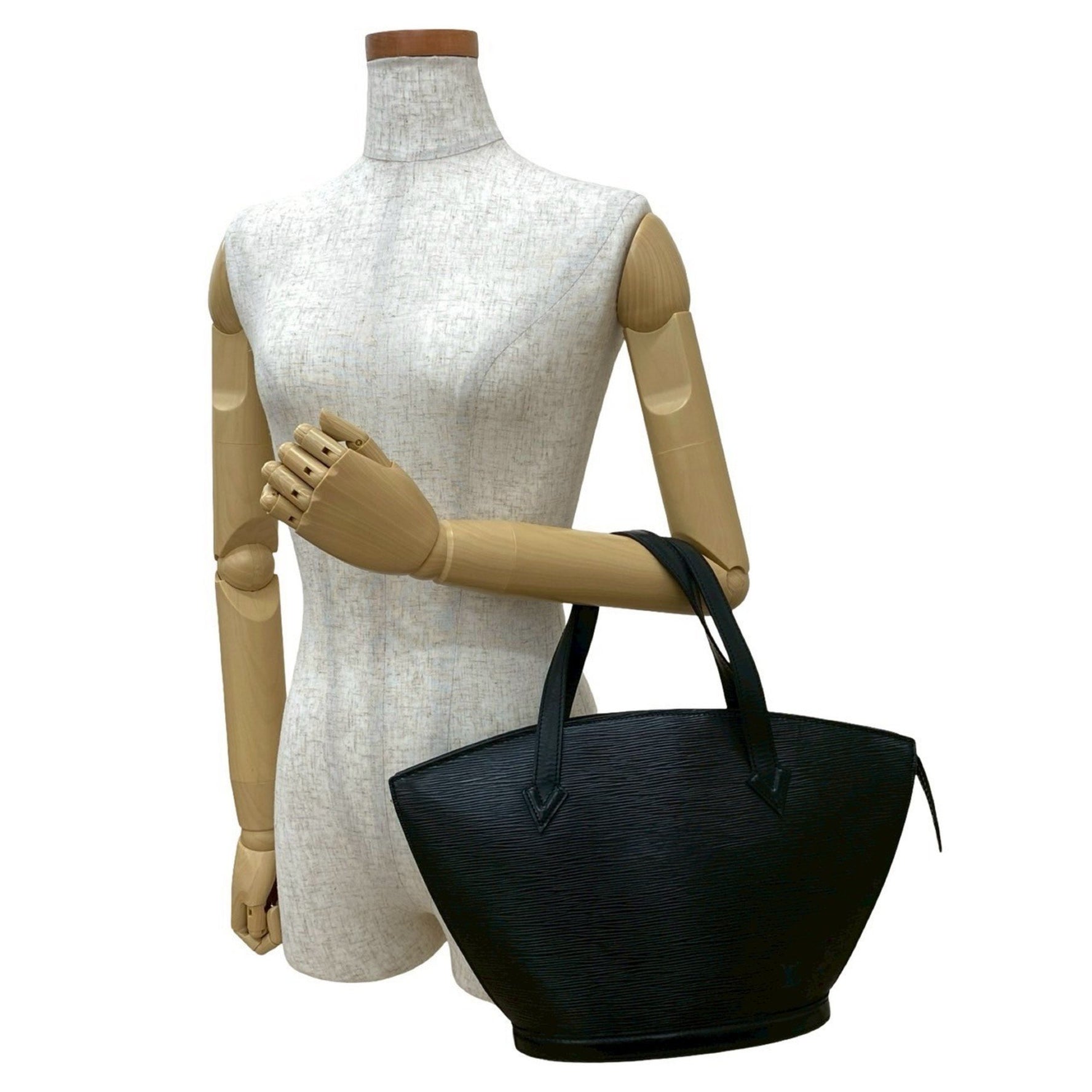 Louis Vuitton Saint-Jacques Epi Leather Mini Tote Bag in Noir