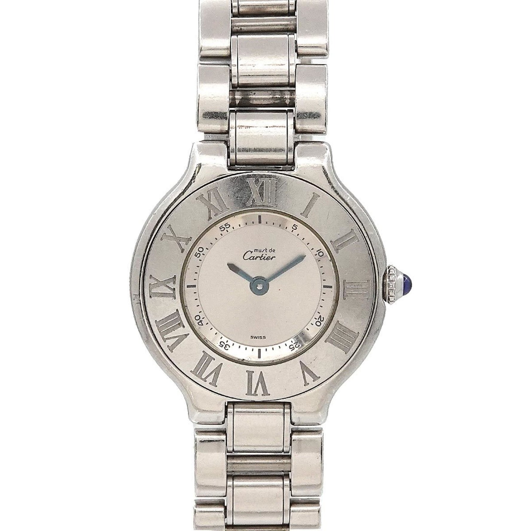 Cartier Must 21 Vantianne W10109T2 Women's Silver Quartz Watch