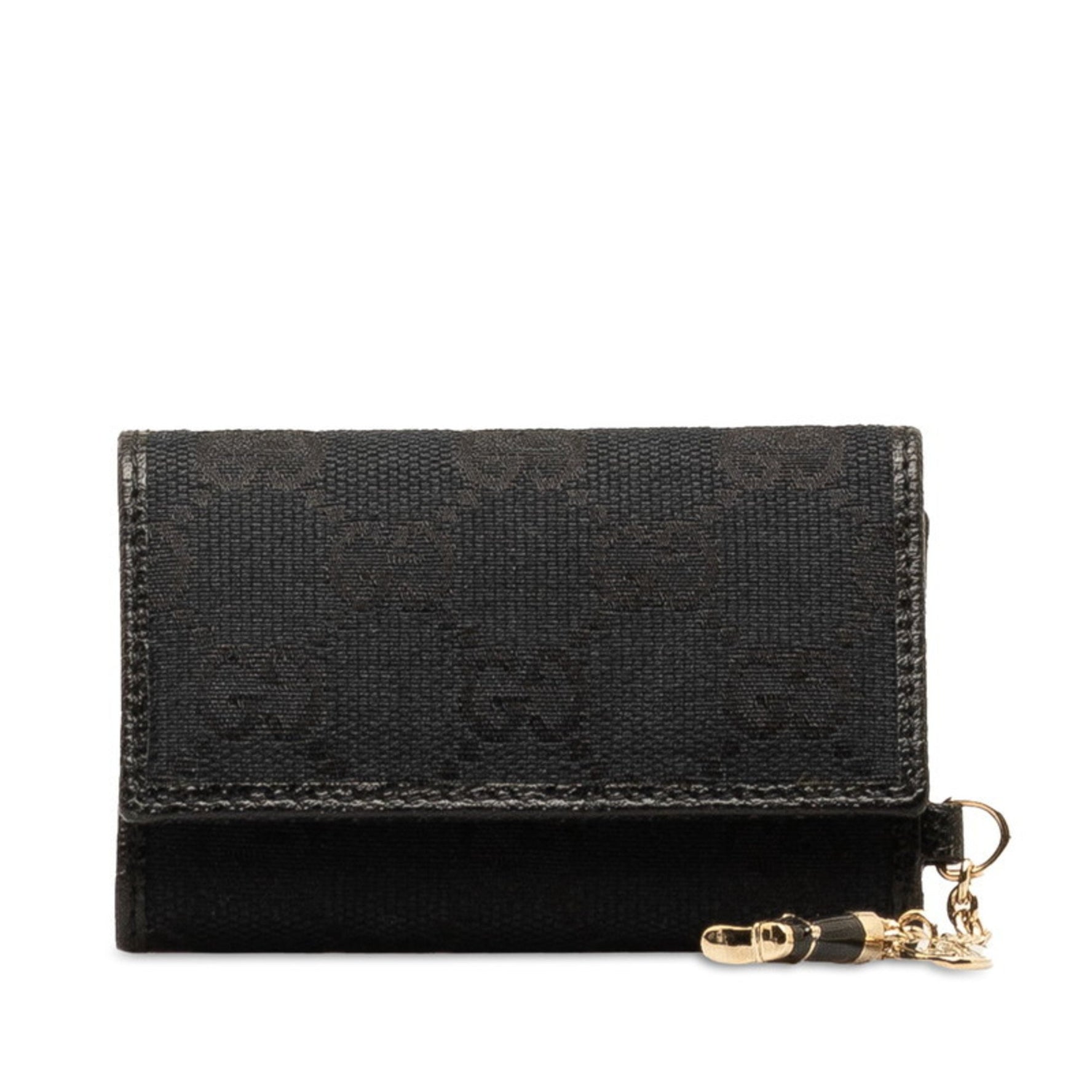 Gucci GG Canvas Key Case Leather