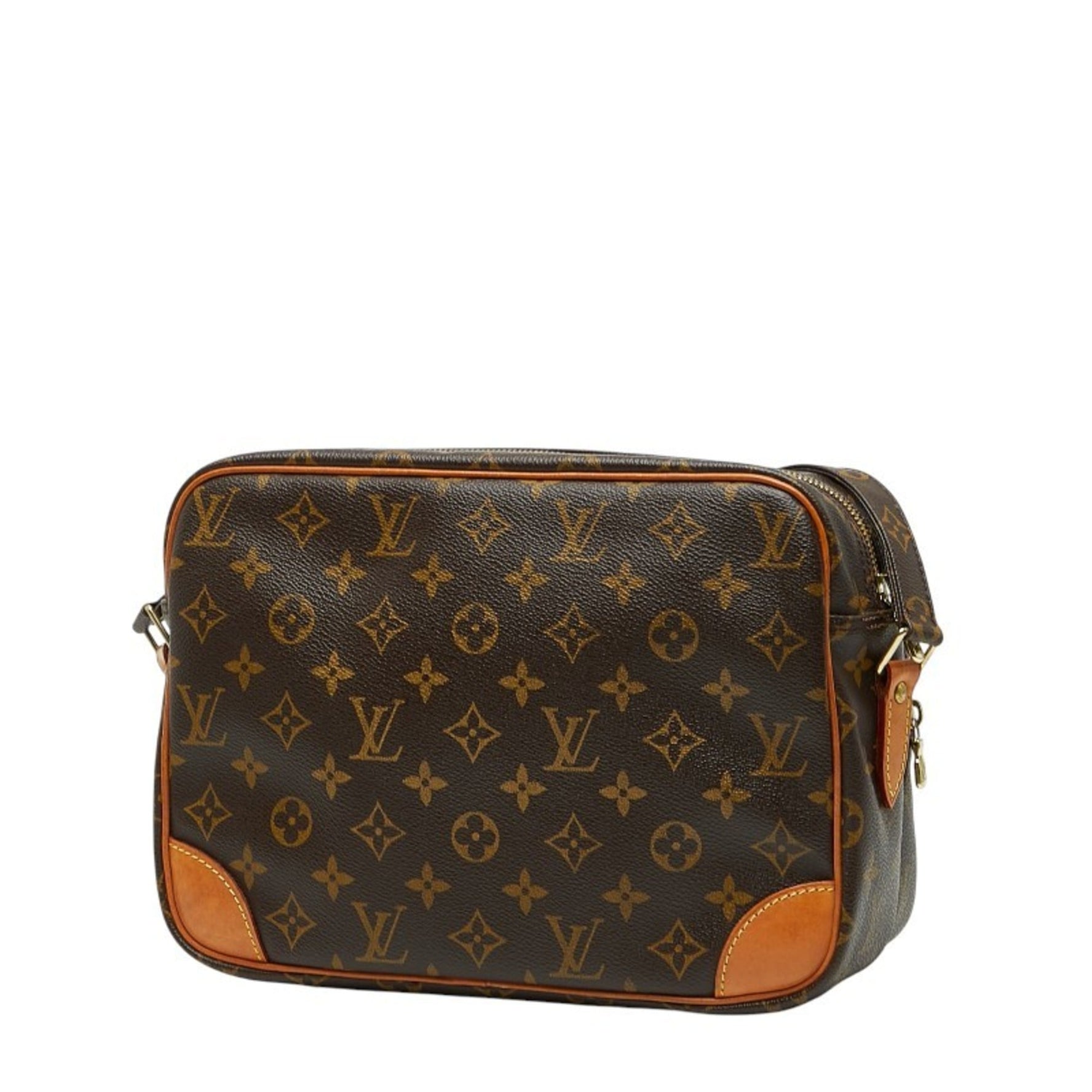 Louis Vuitton Monogram Nile Crossbody Shoulder Bag Brown Leather LOUIS VUITTON