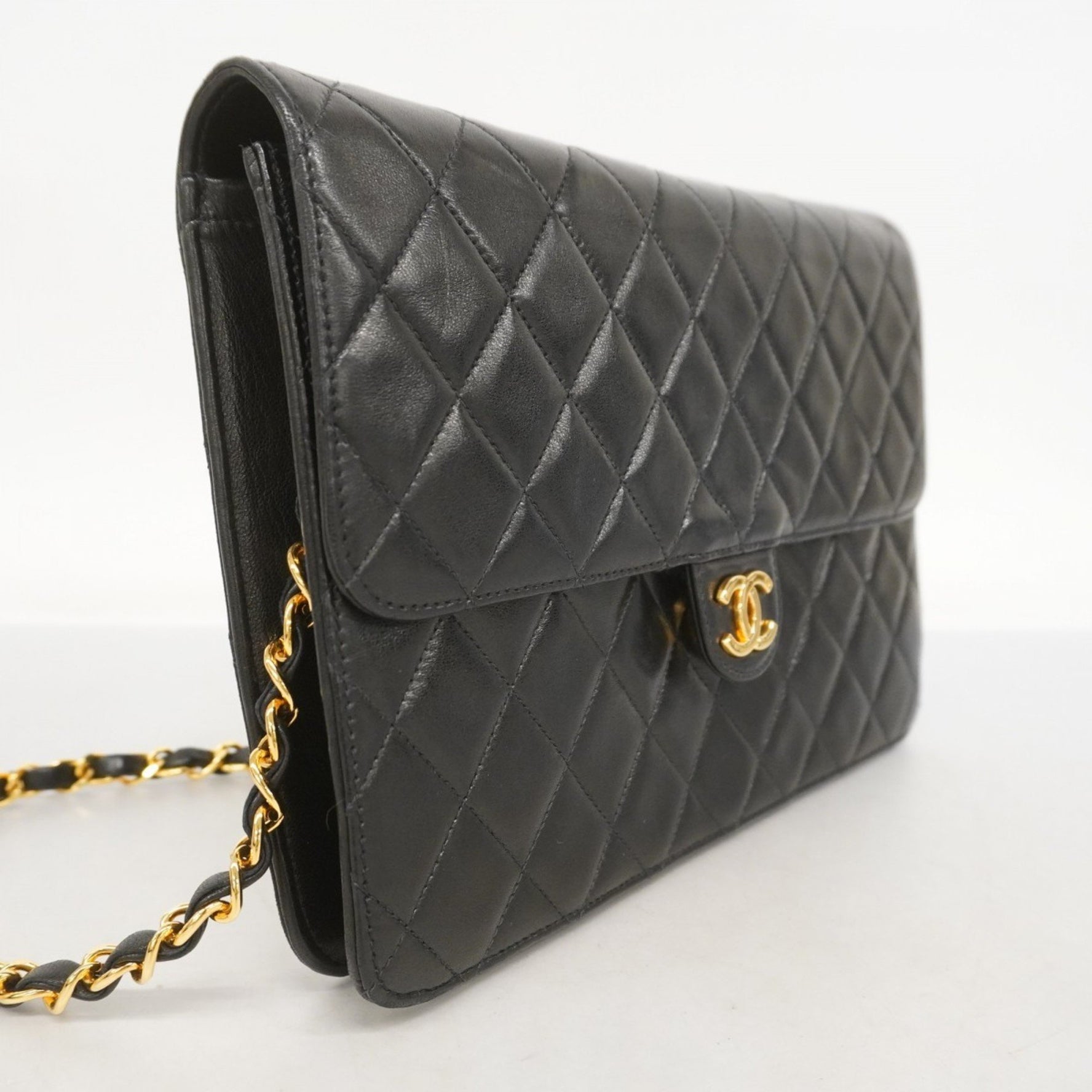 Chanel Matelasse Shoulder Bag with Chain Bag, Lambskin