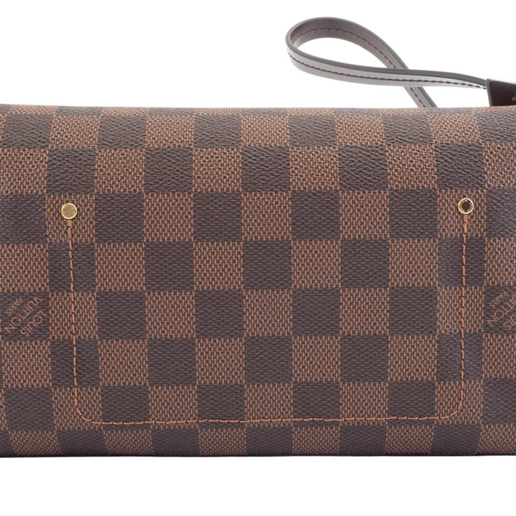 Louis Vuitton Favorite PM Shoulder Bag Damier Ebene Canvas