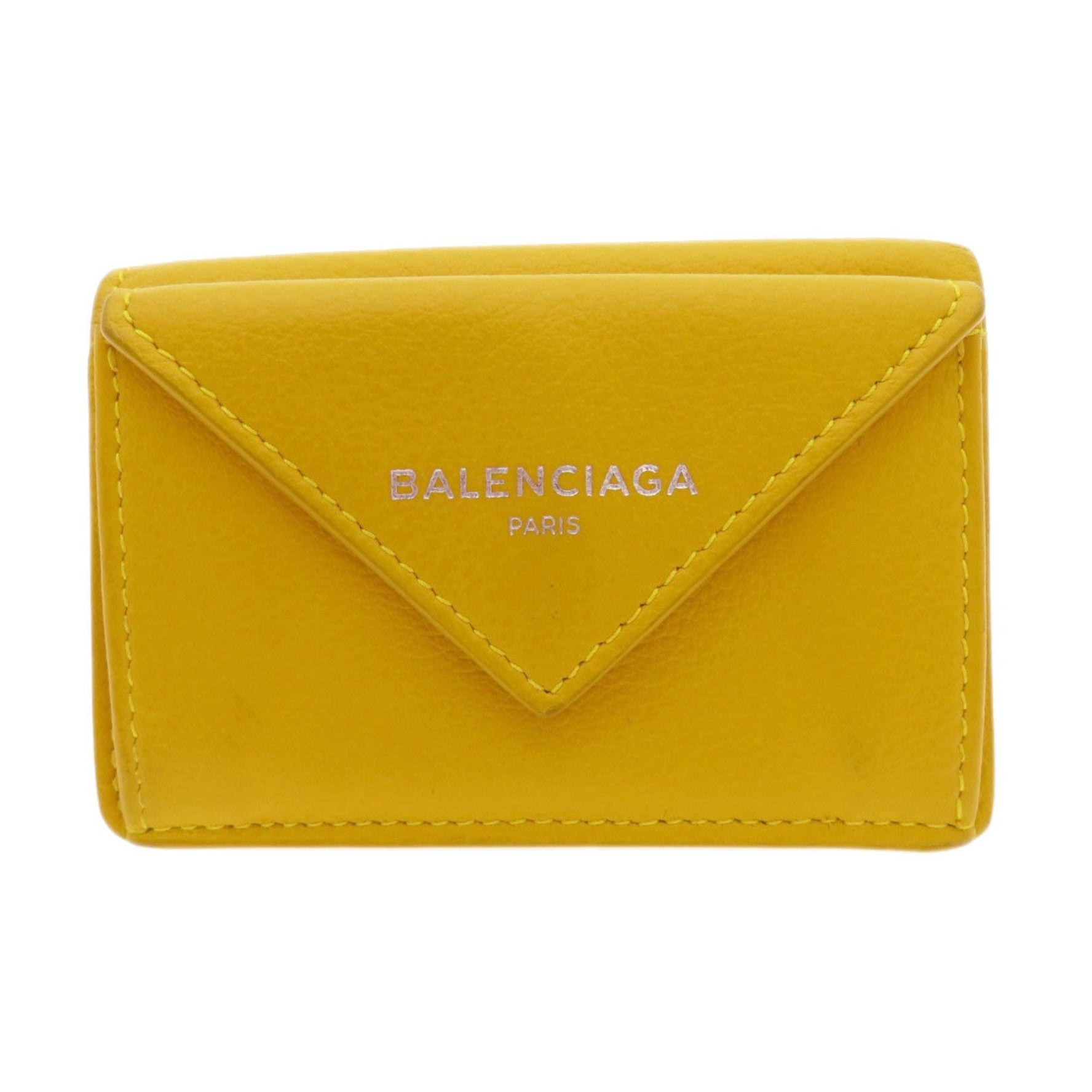 Balenciaga Compact Wallet Paper Bi-fold Calfskin