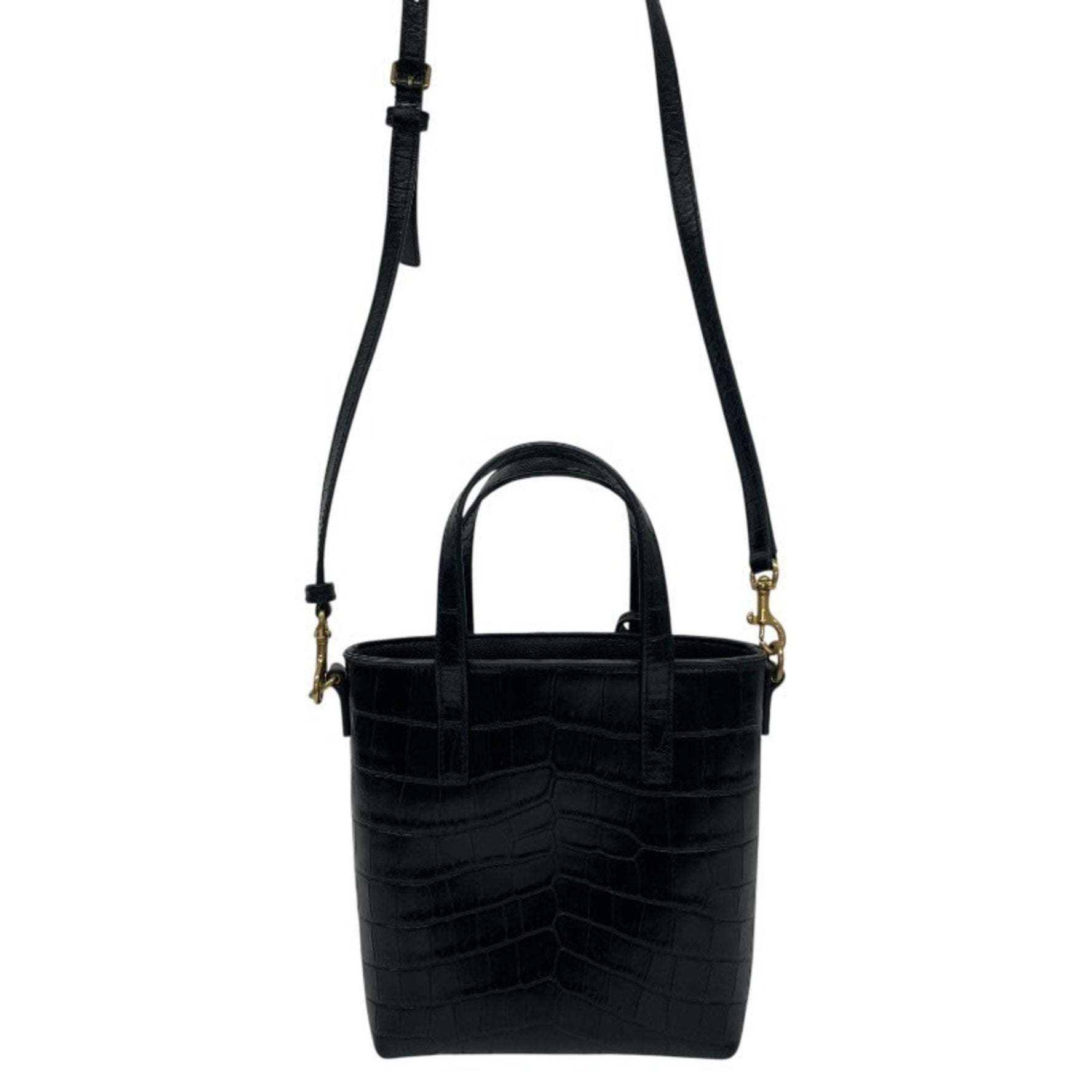 Saint Laurent Mini Shopping Leather Handbag, Tote, Shoulder Bag