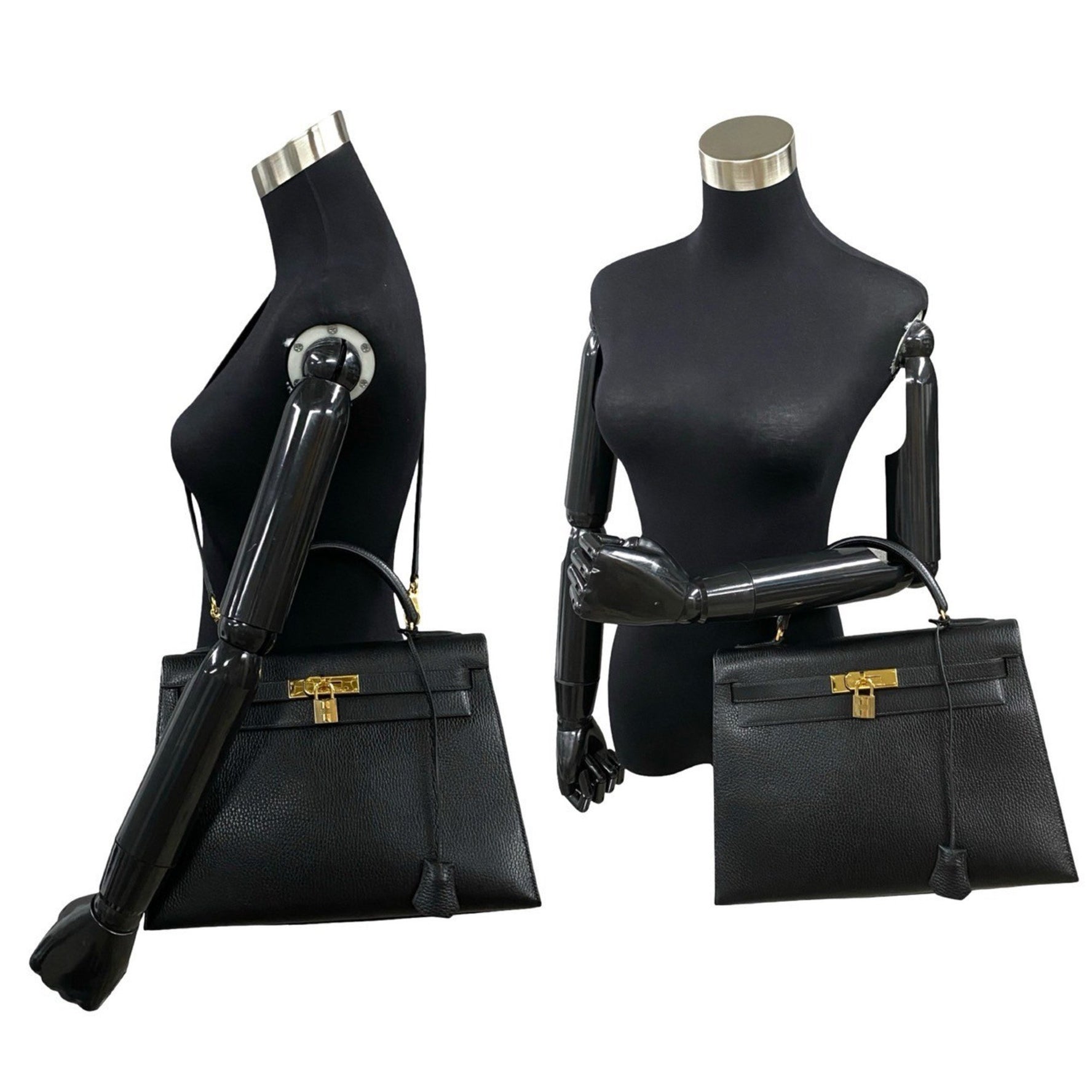 HERMES Kelly 32 Ardennes Leather Handbag/Shoulder Bag