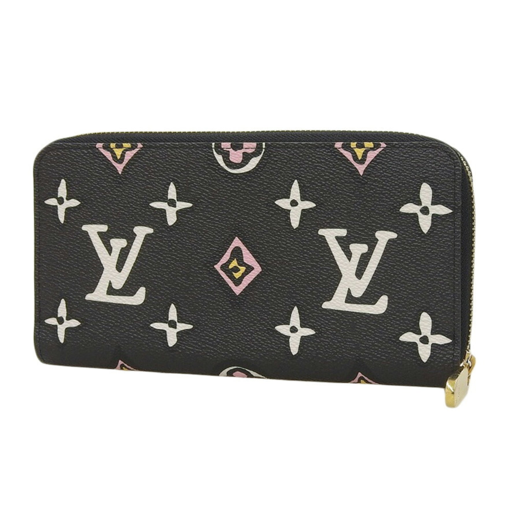 Louis Vuitton Monogram Wild at Heart Zippy Wallet Long