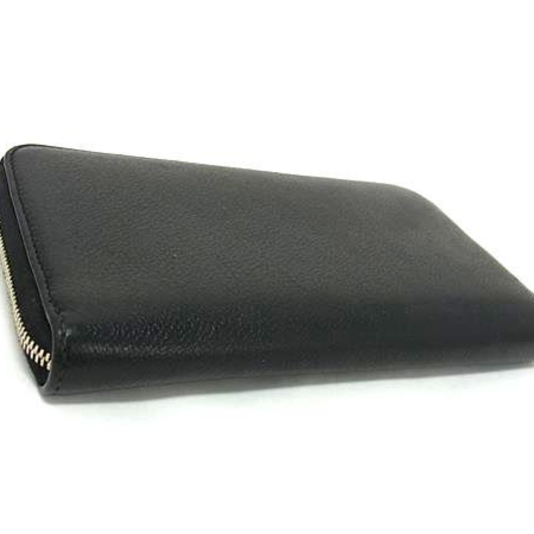 BALLY Long Wallet with Round Zip - Black Leather for Men and Women