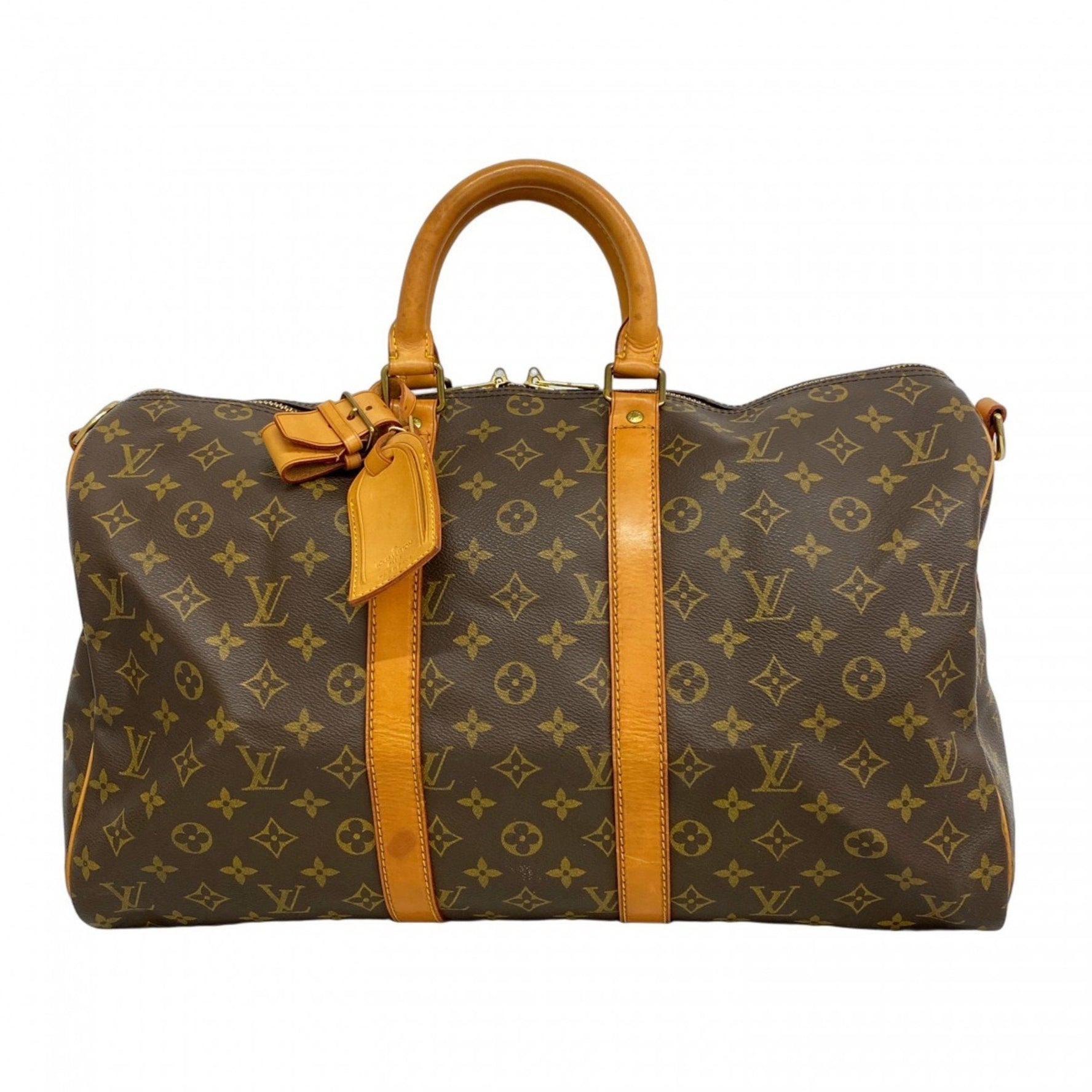 Louis Vuitton Monogram Keepall Bandouliere 45 Boston Bag Men's and
