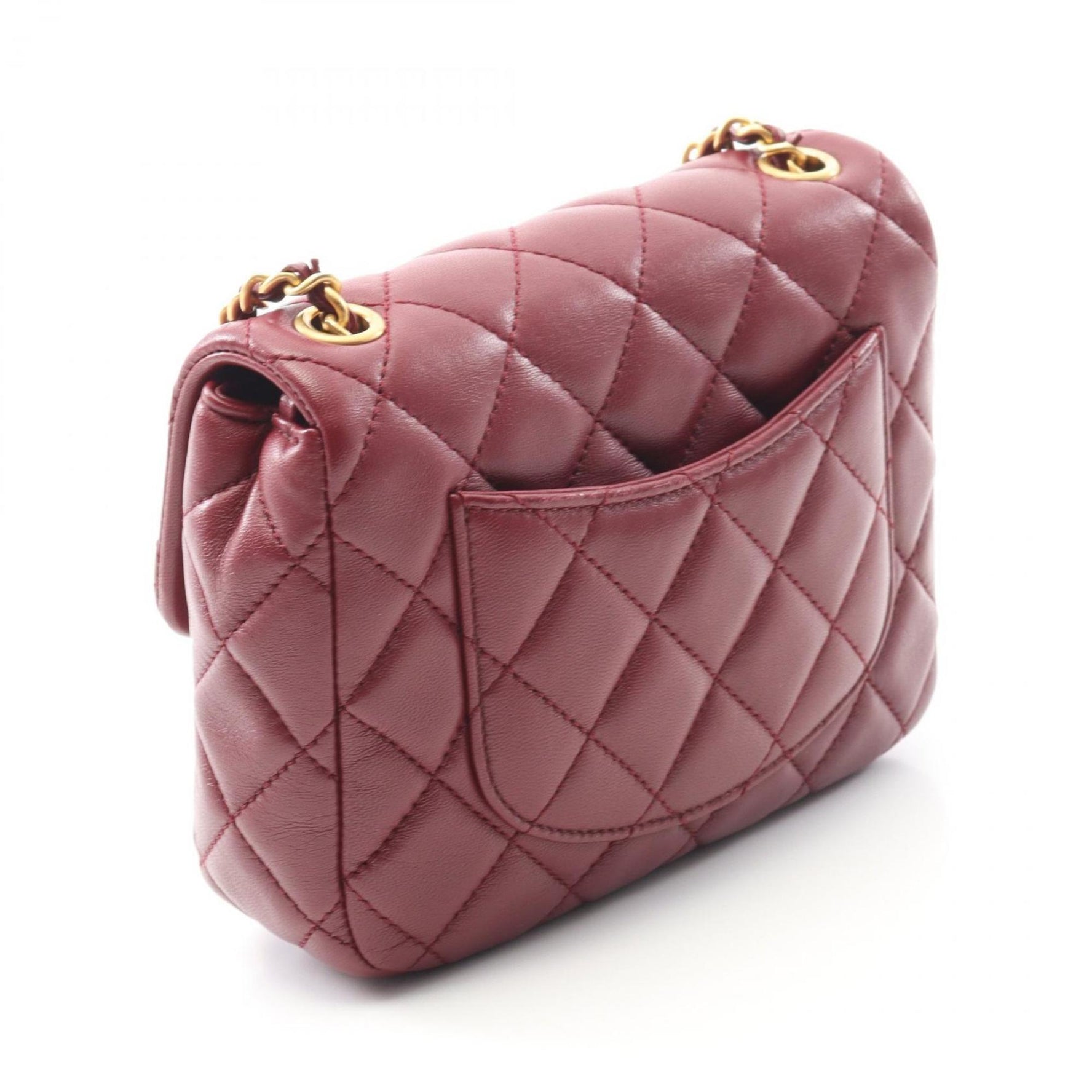 CHANEL Mini Matelasse Shoulder Bag, Lambskin Leather