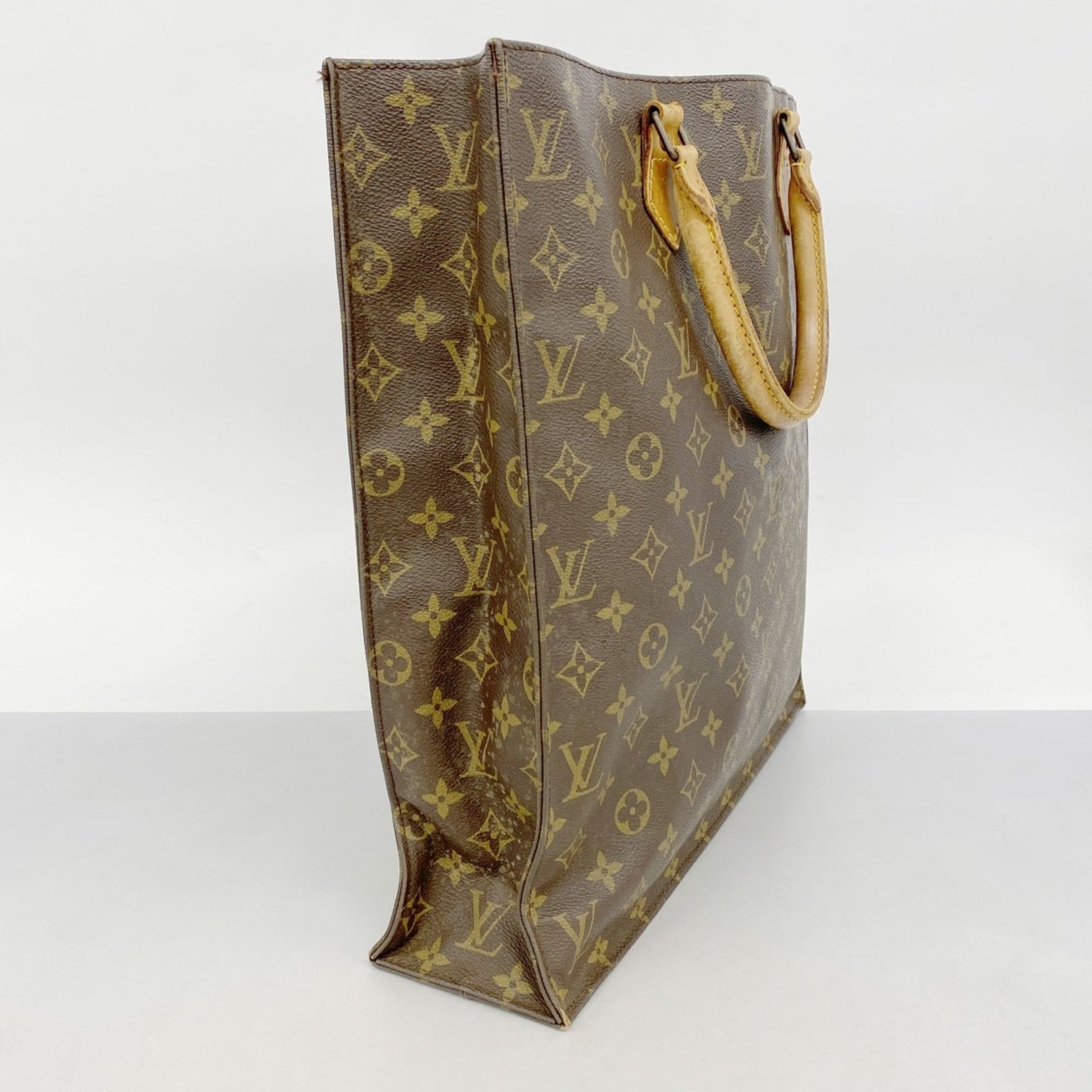 Louis Vuitton Monogram Sac Plat Tote Bag