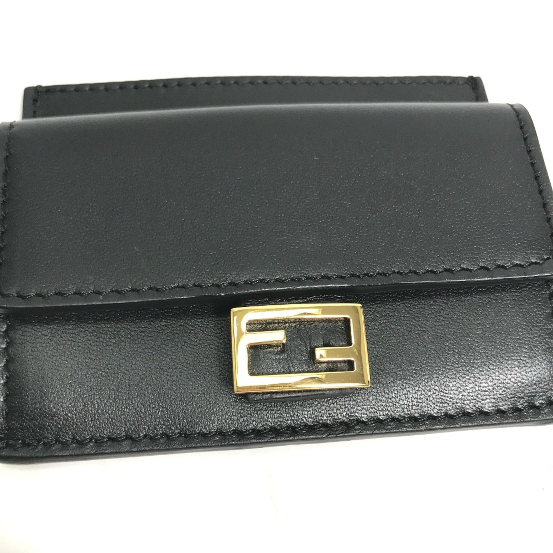 Fendi Coin Compartment Wallet coin purse Gold