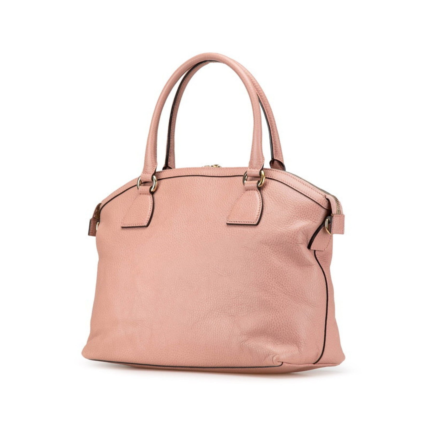 Gucci Interlocking G Handbag Shoulder Bag Leather