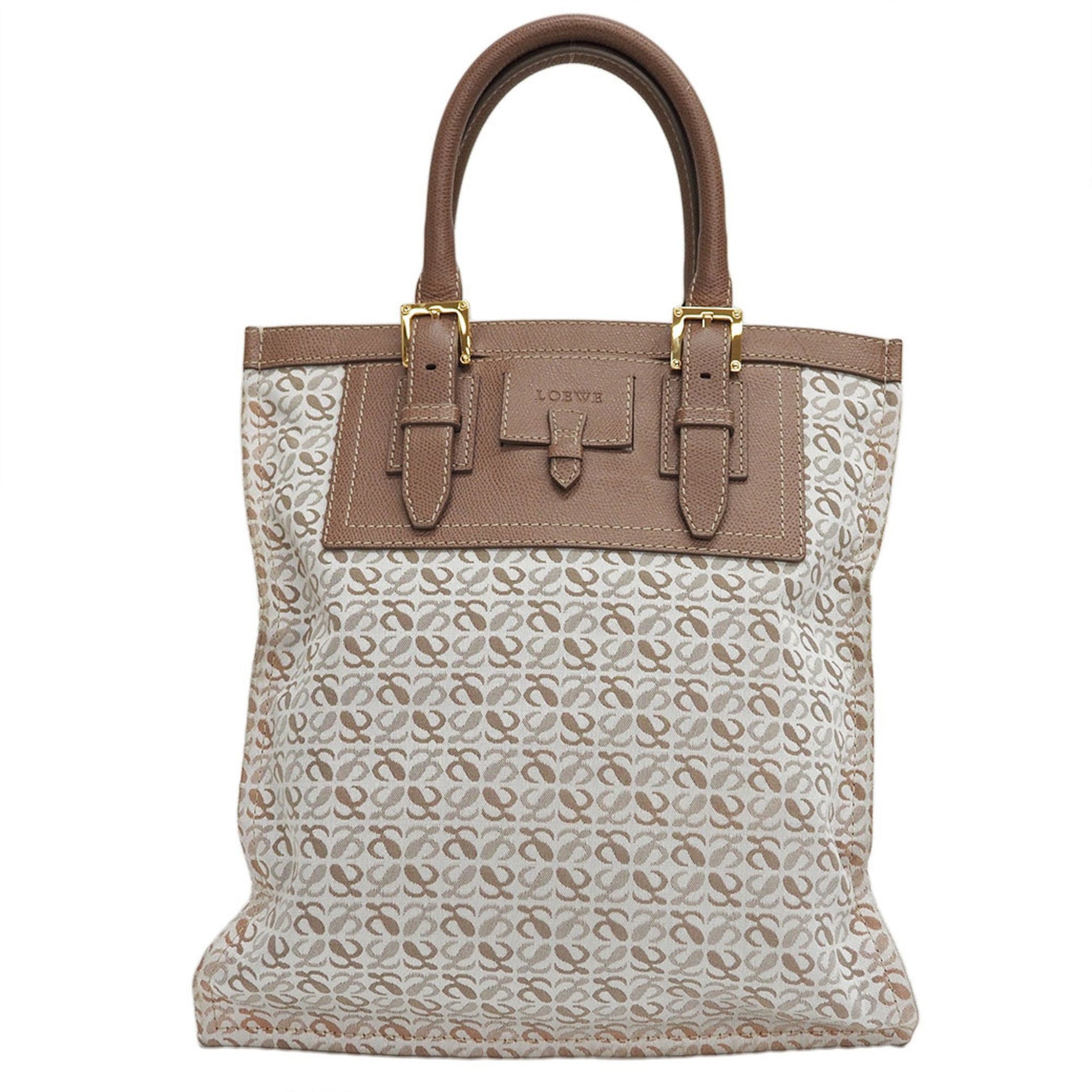 LOEWE Repeat Anagram Canvas Tote Bag Sub Ladies