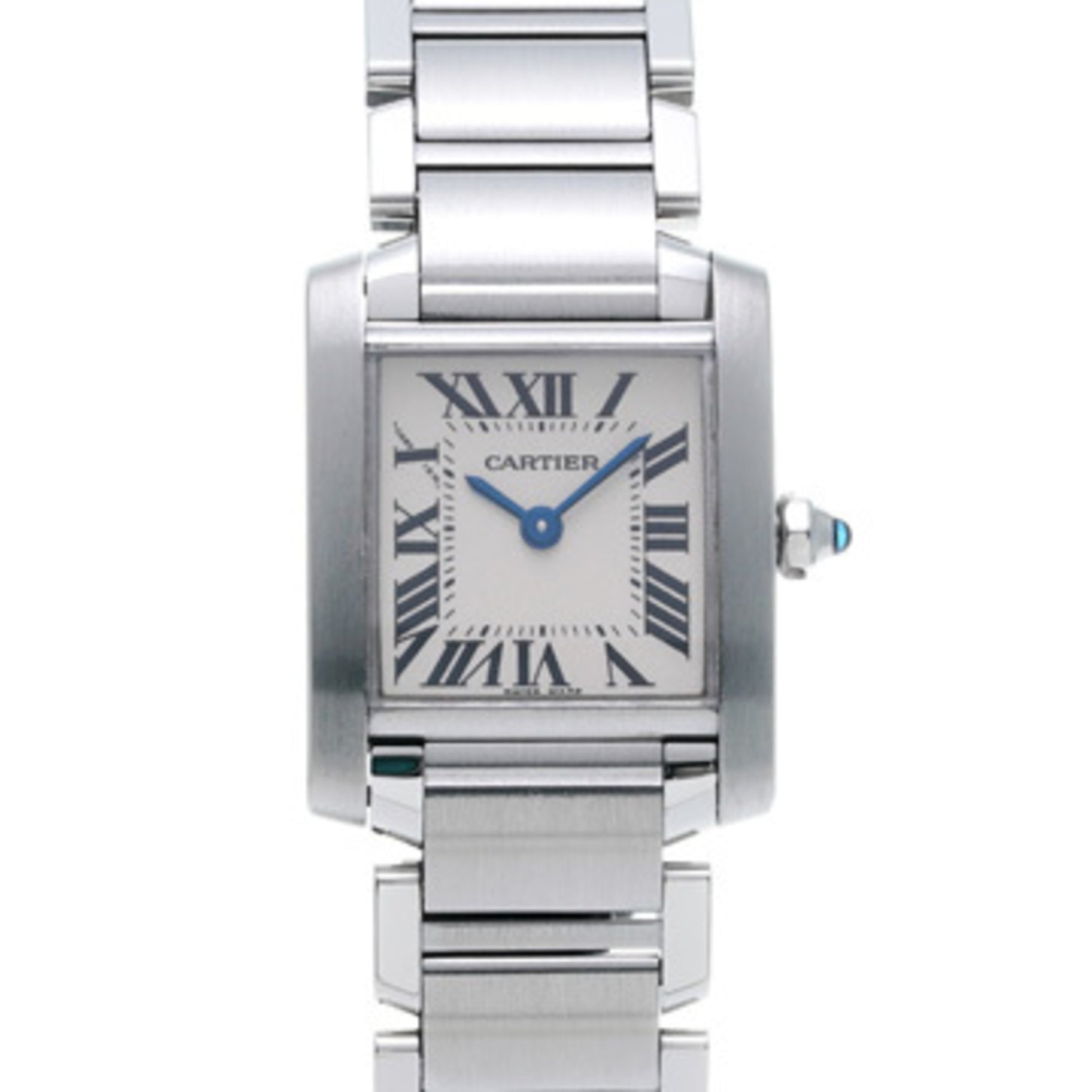 Cartier Tank Francaise SM Silver Ladies Watch Quartz