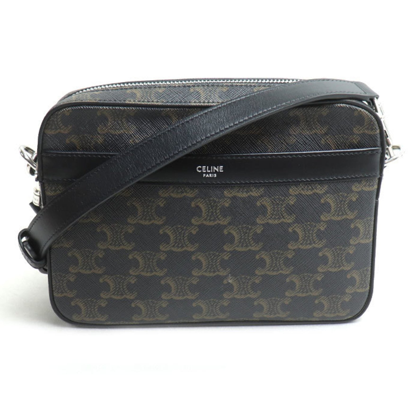 CELINE Triomphe Canvas Small Shoulder Bag