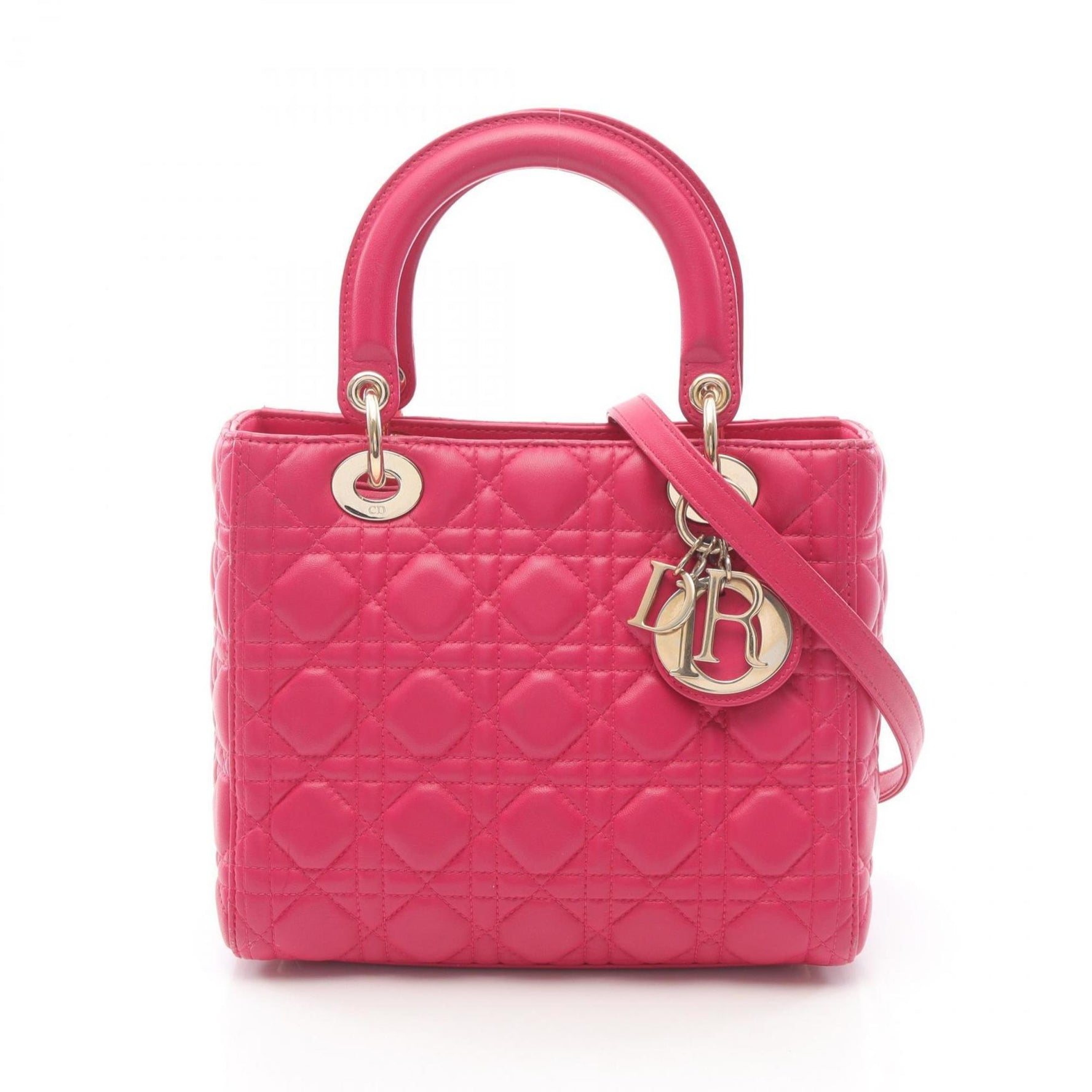 Christian Dior Lady Cannage handbag, leather