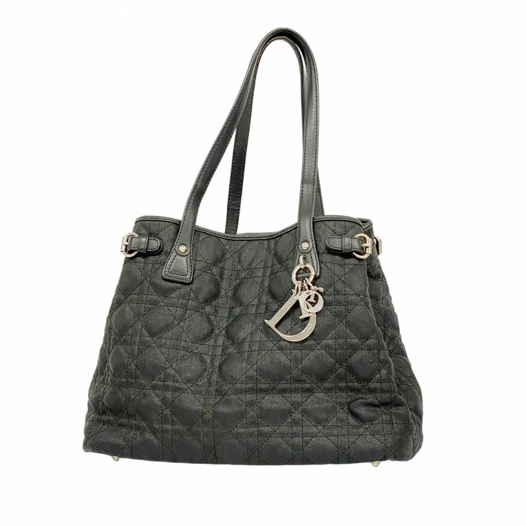 Christian Dior Cannage Lady Tote Bag in Canvas