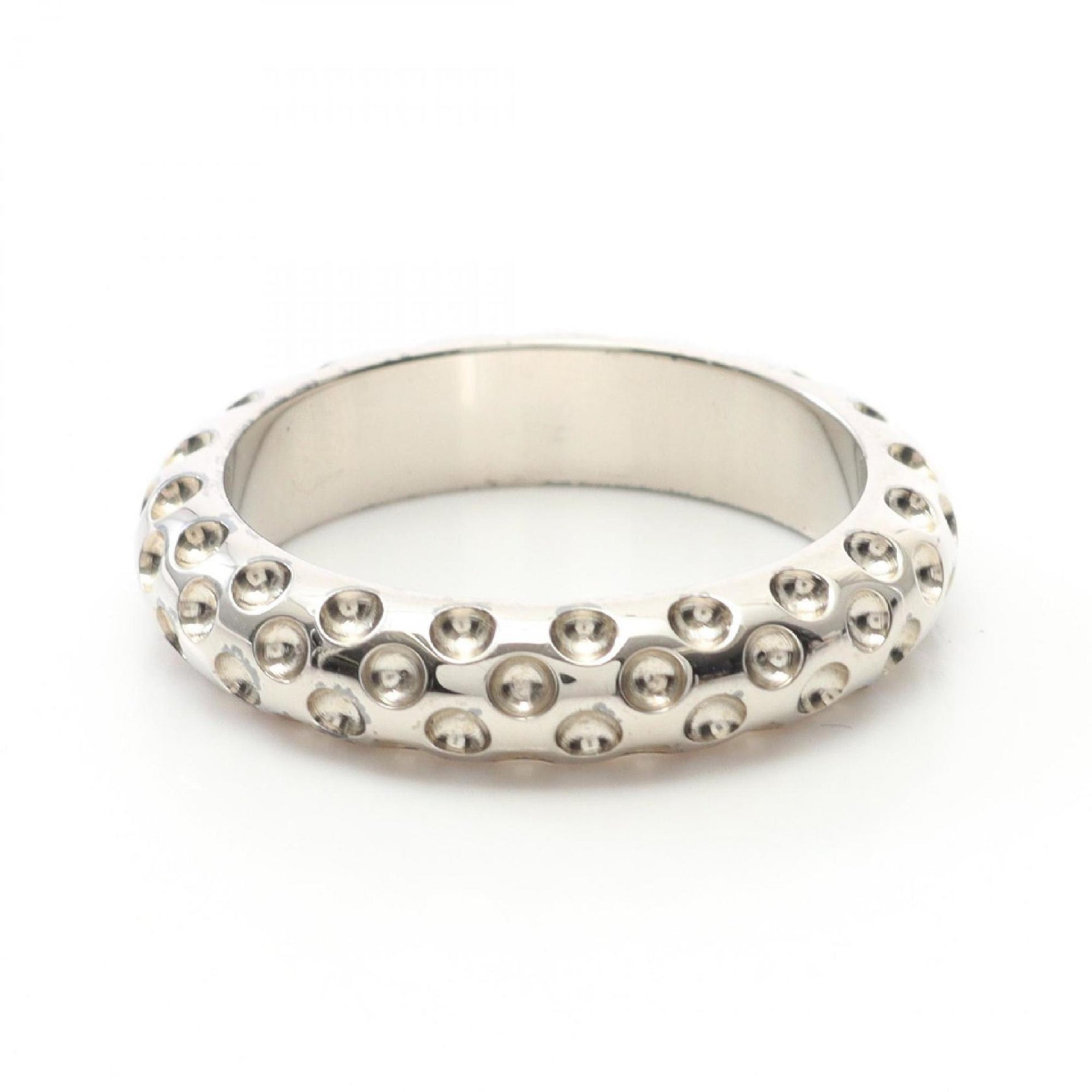 Hermes Dot Scarf Ring, Metal