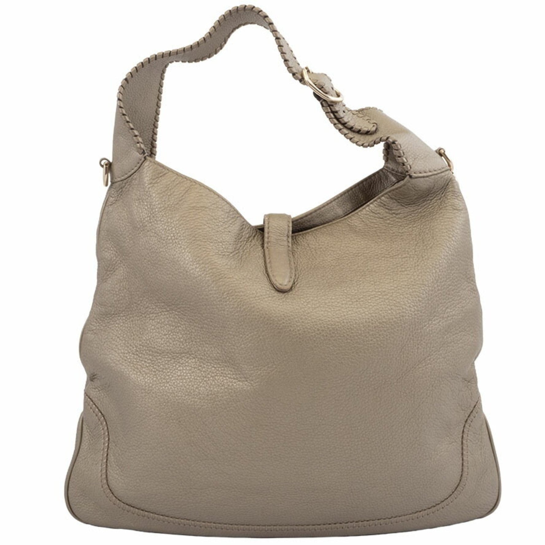 Gucci New Jackie Shoulder Bag Leather Metallic Hobo