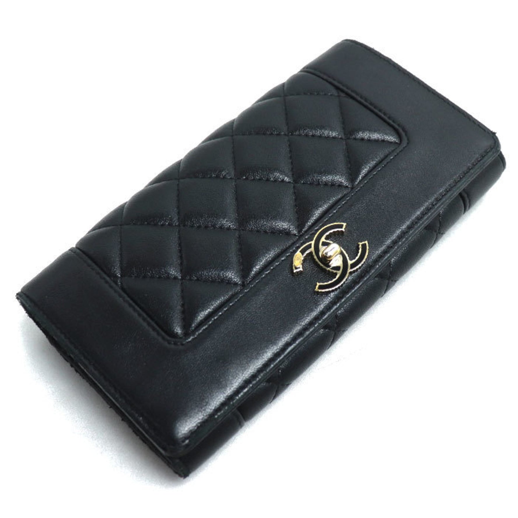 CHANEL Matelasse Mademoiselle Long Wallet