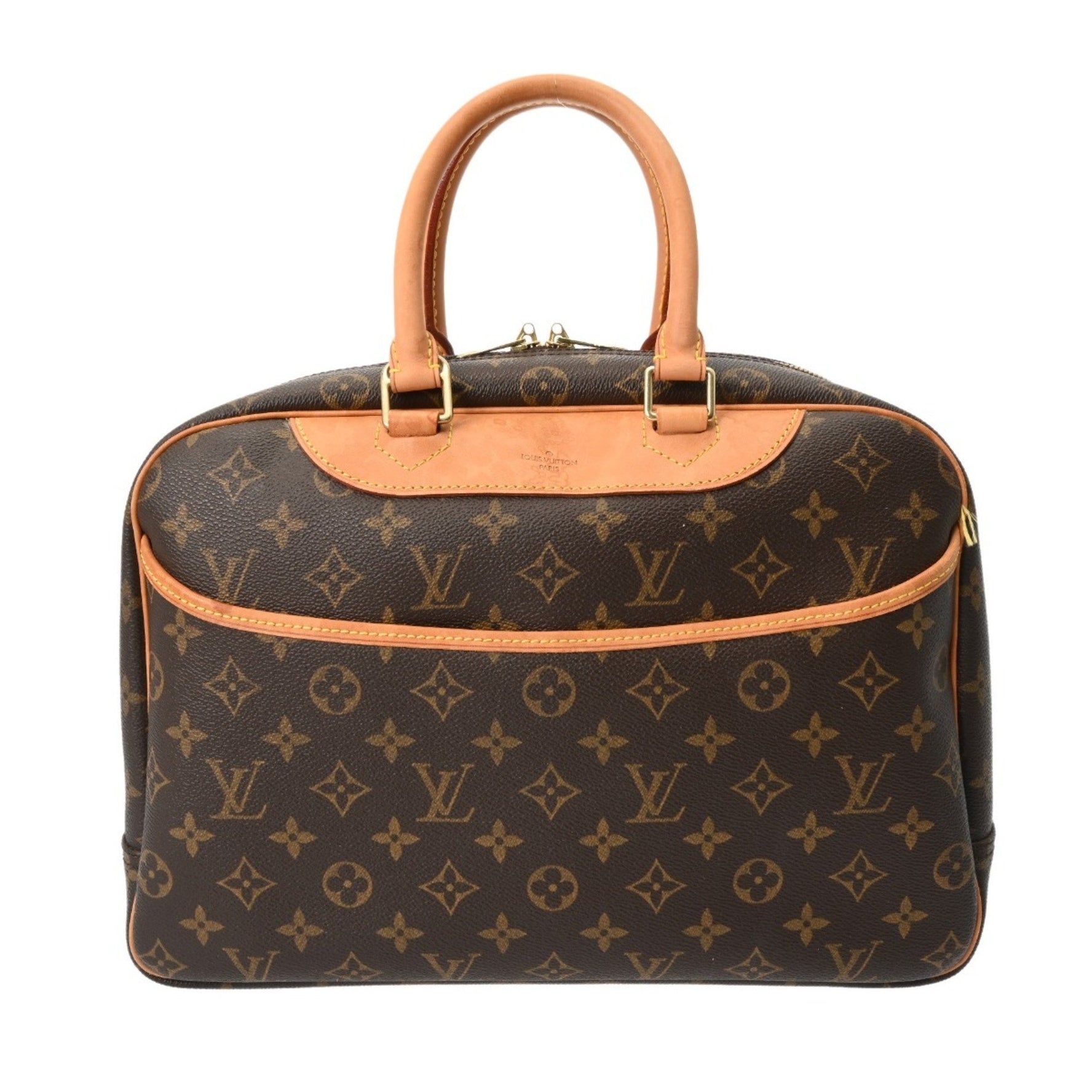 LOUIS VUITTON Monogram Deauville Canvas Handbag